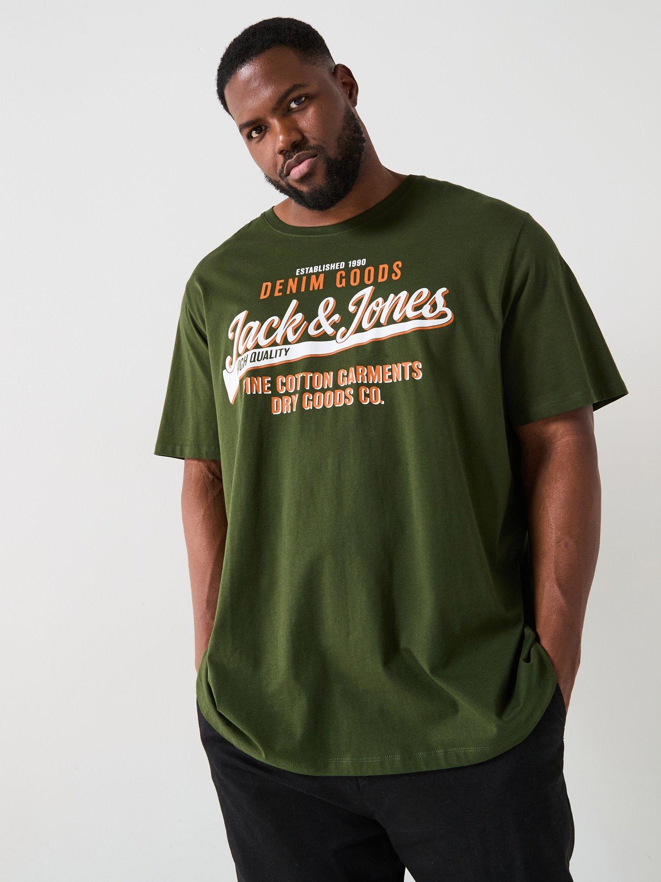 jack-jones-plus-size-logo-t-shirt-dark-green