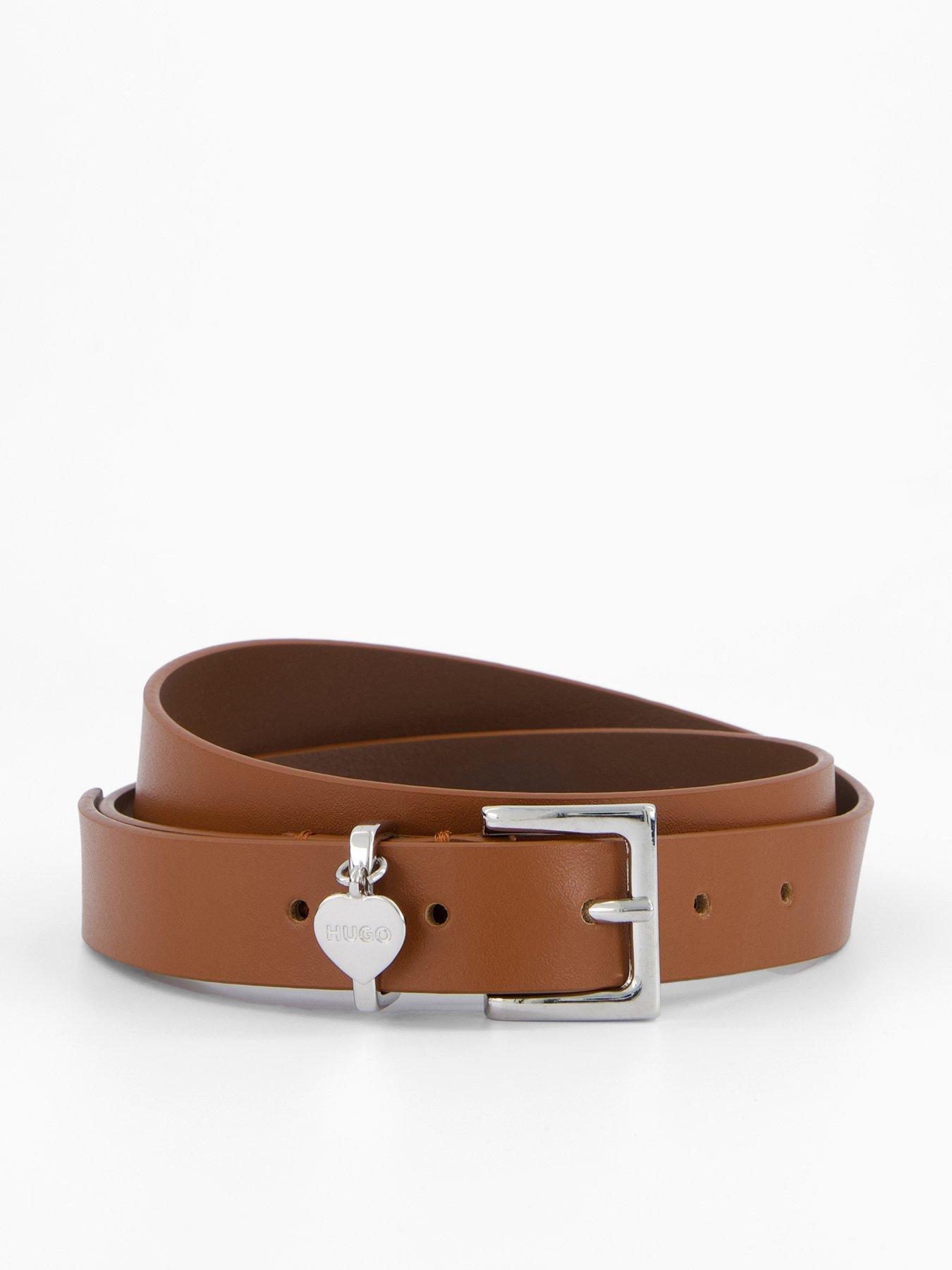 HUGO Amelia Belt-Brown - Medium Brown