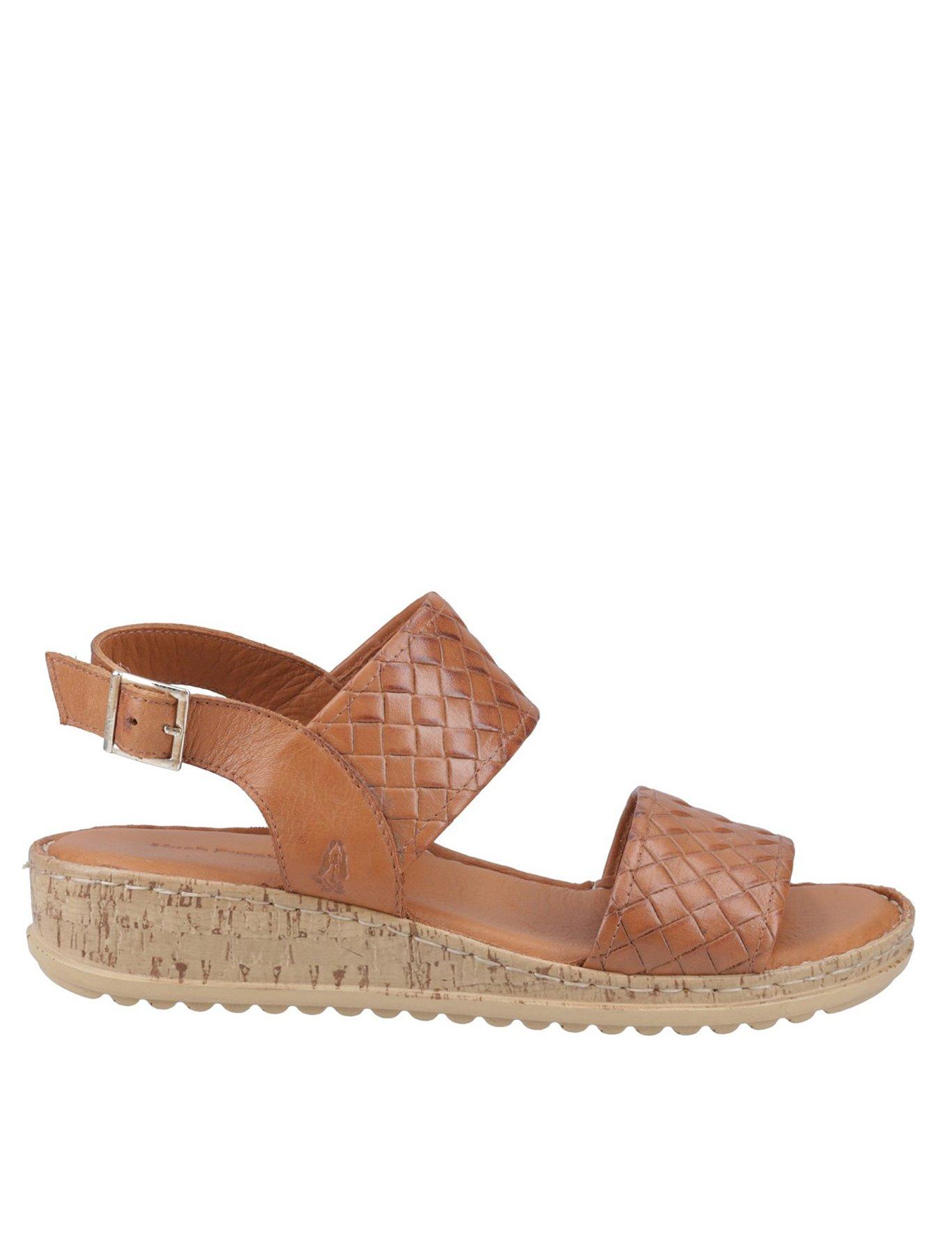 Hush Puppies Ebony Woven Sandal - Tan