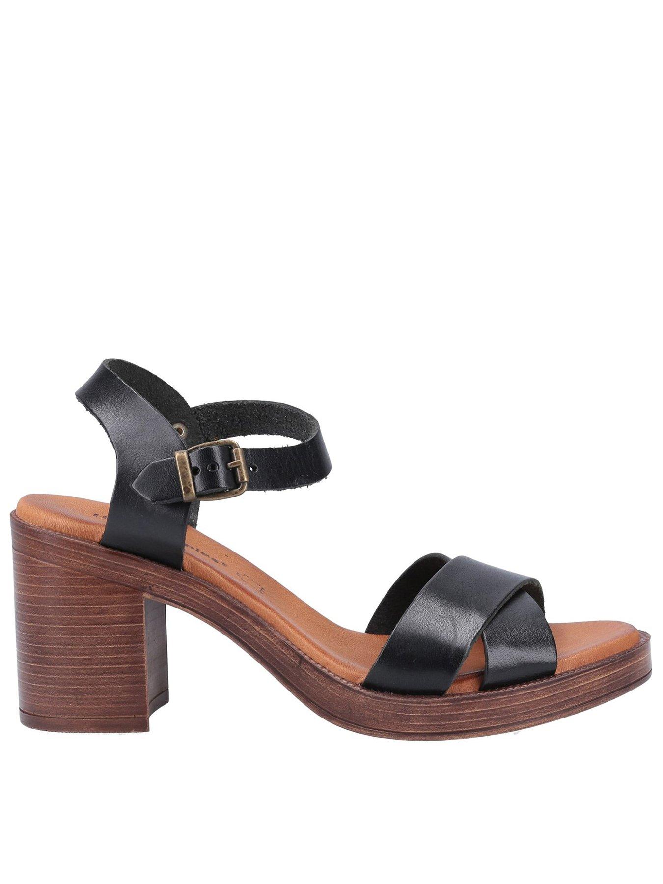 Hush Puppies Georgia Heeled Sandal - Black
