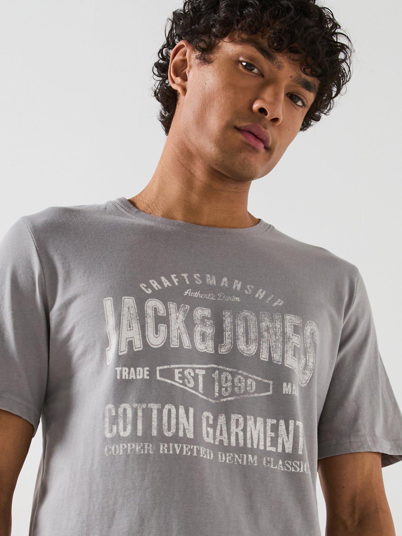 Jack Jones Pack of Chest Logo T-Shirts Multi Very Ireland