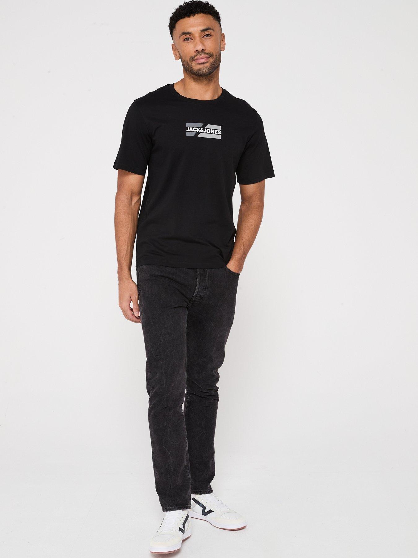 Image 4 of 4 of Jack & Jones 3-Pack Graphic Chest Logo T-Shirt - Multi