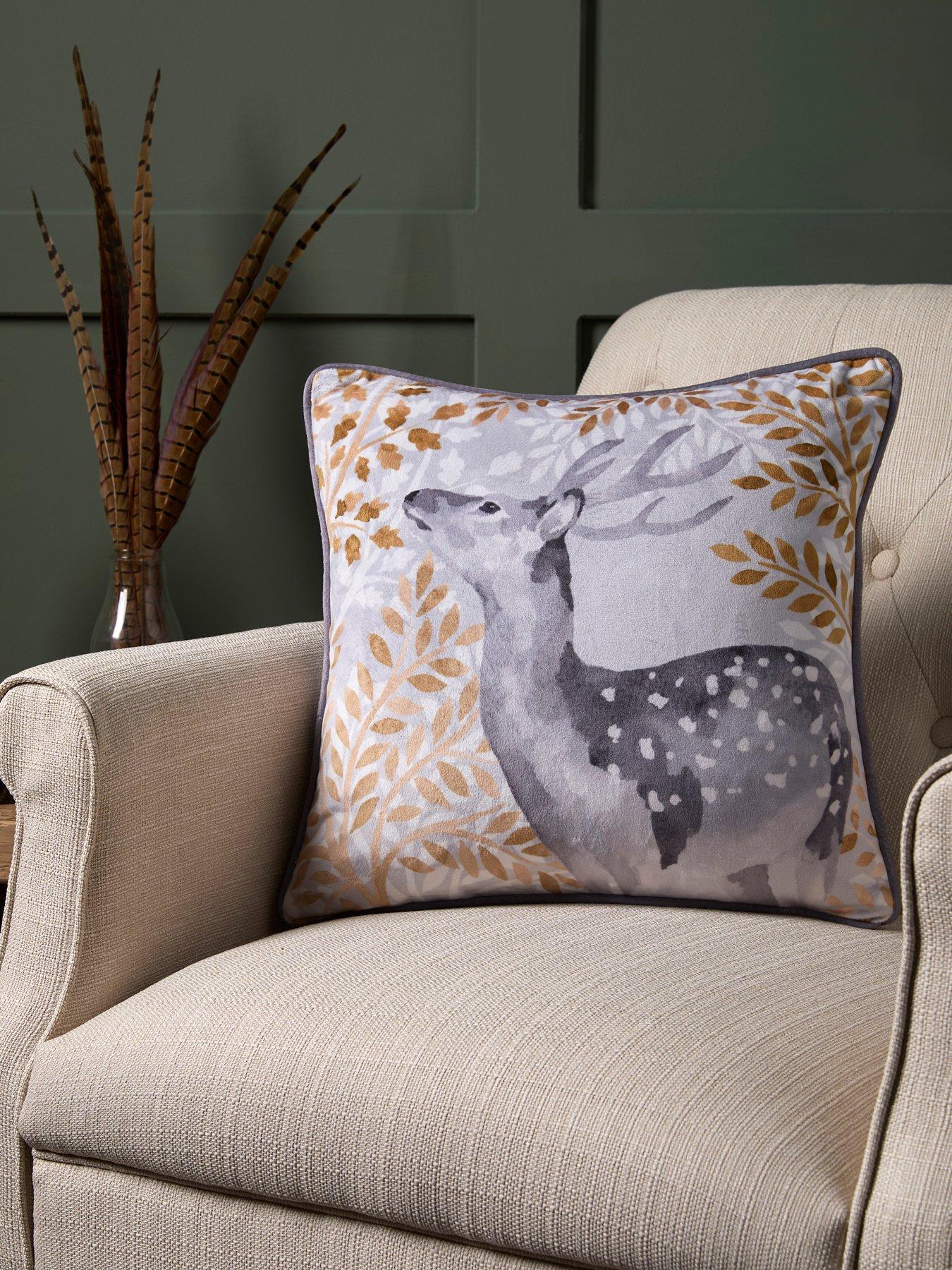 dreams-drapes-dreams-amp-drapes-forest-animals-velvet-filled-cushion