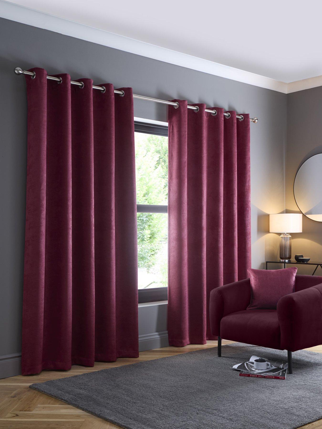 Fusion Strata Dim-Out Eyelet Curtains