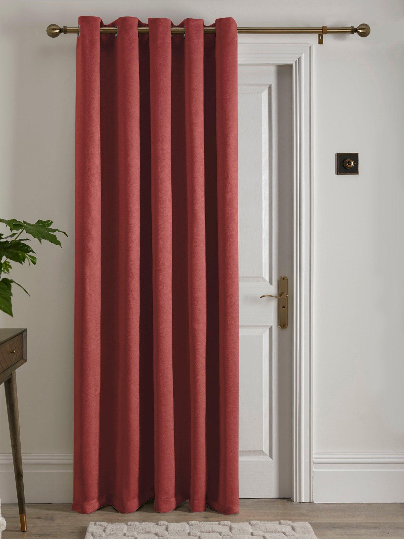 Fusion Strata Eyelet Single Panel Door Curtain- 66" Width X 84" Drop (168 X 214cm) | Very Ireland