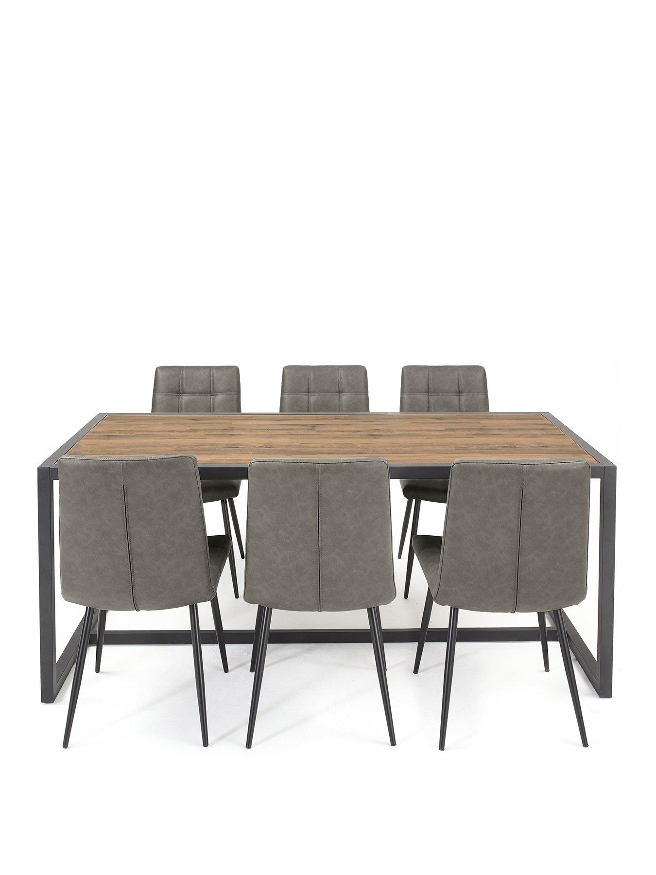 very-home-harlem-180-cm-dining-table-6-harlem-chairs-mid-oakgreyblack-fscreg-certifiedstillFront