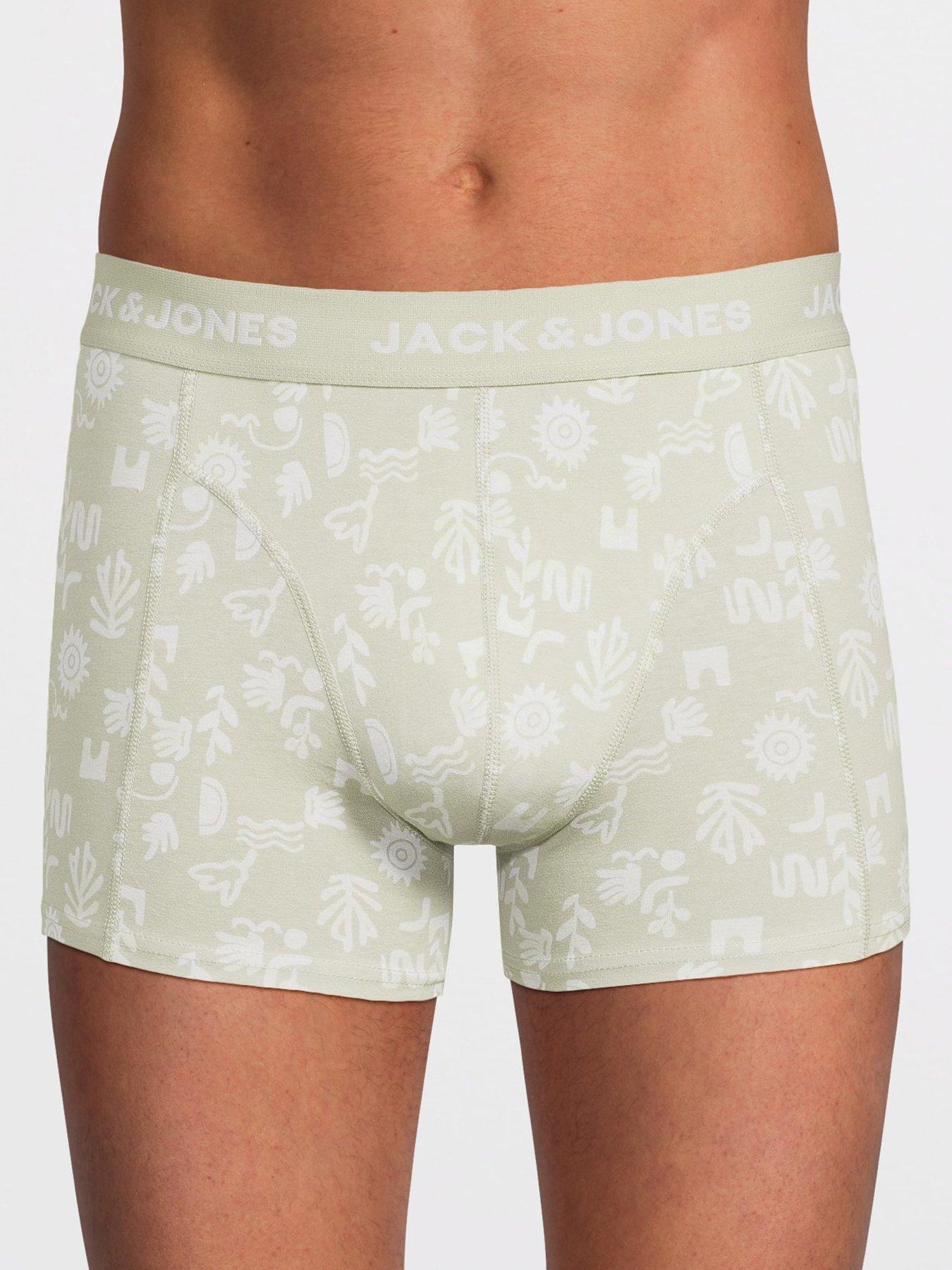 Image 2 of 3 of Jack & Jones Coral 3 Pack Trunks - Desert Sage