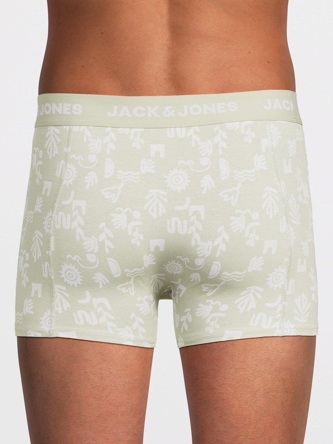 Image 3 of 3 of Jack & Jones Coral 3 Pack Trunks - Desert Sage