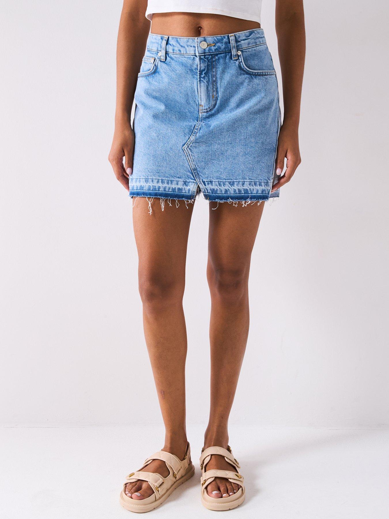 moschino-jeans-12oz-denim-skirt-bluefront