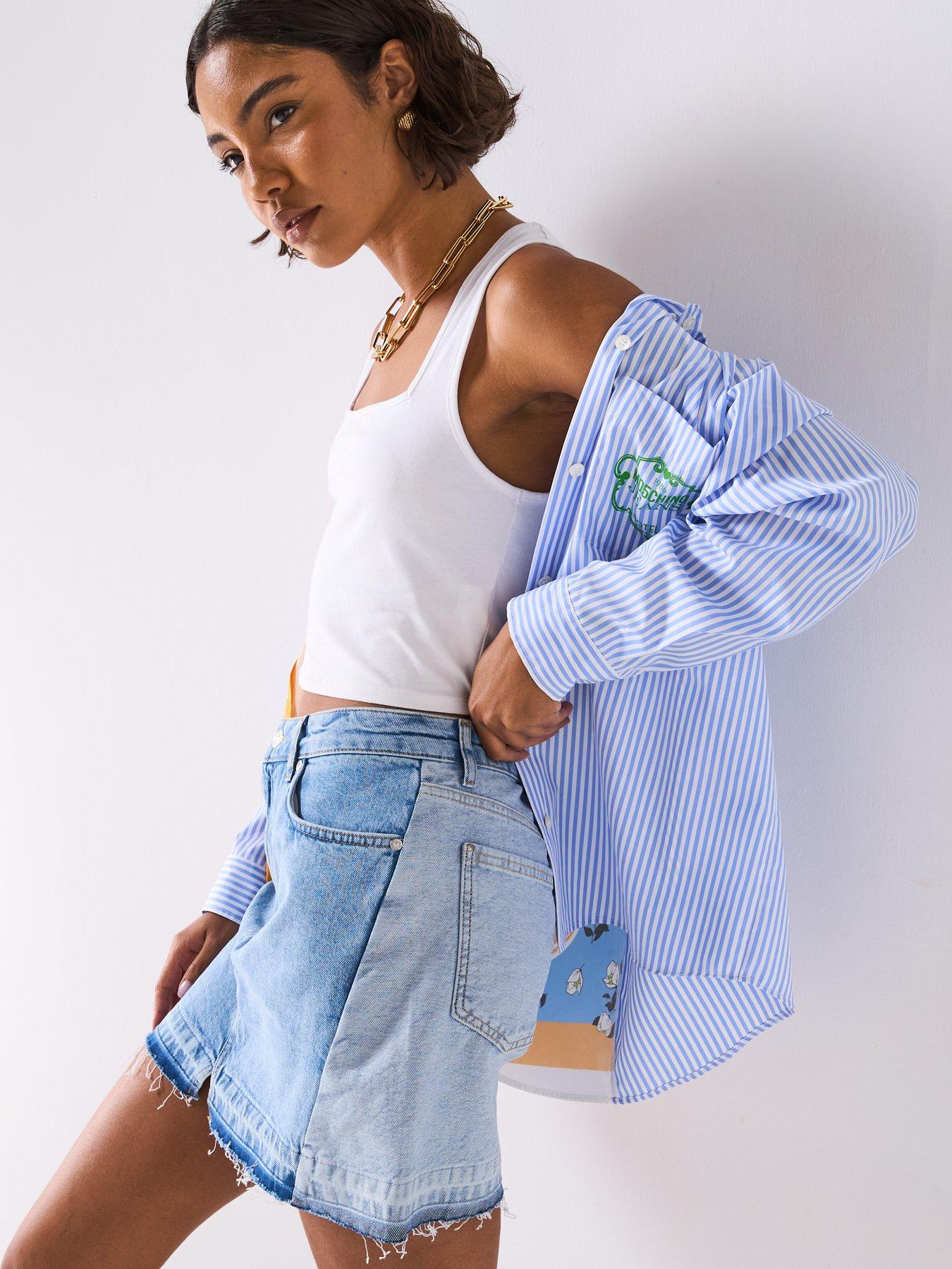 moschino-jeans-12oz-denim-skirt-bluedetail