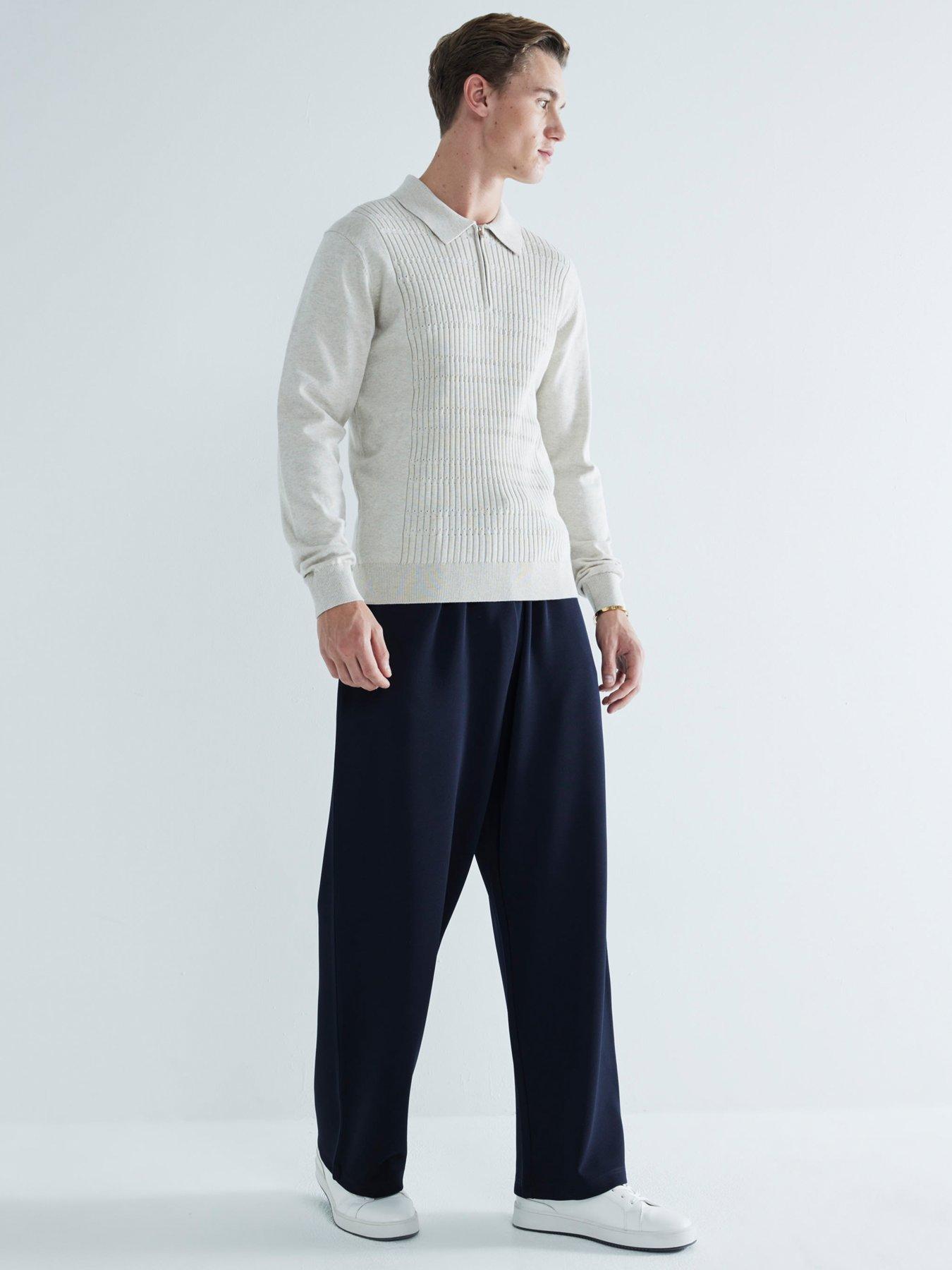 river-island-long-sleeve-textured-knitted-polo-shirtstillFront