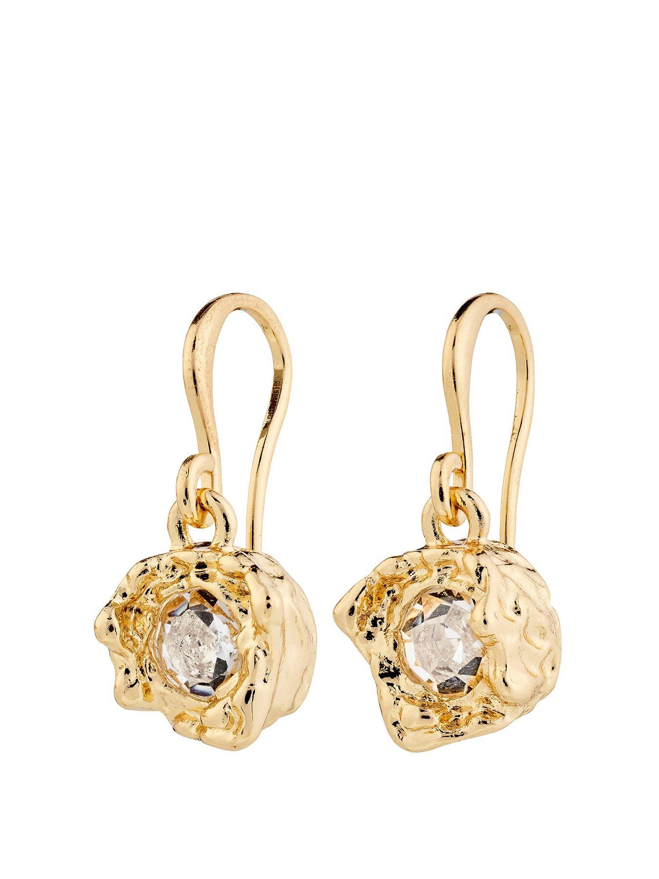 Image 1 of 3 of Pilgrim Callum Earrings -Plated - Gold