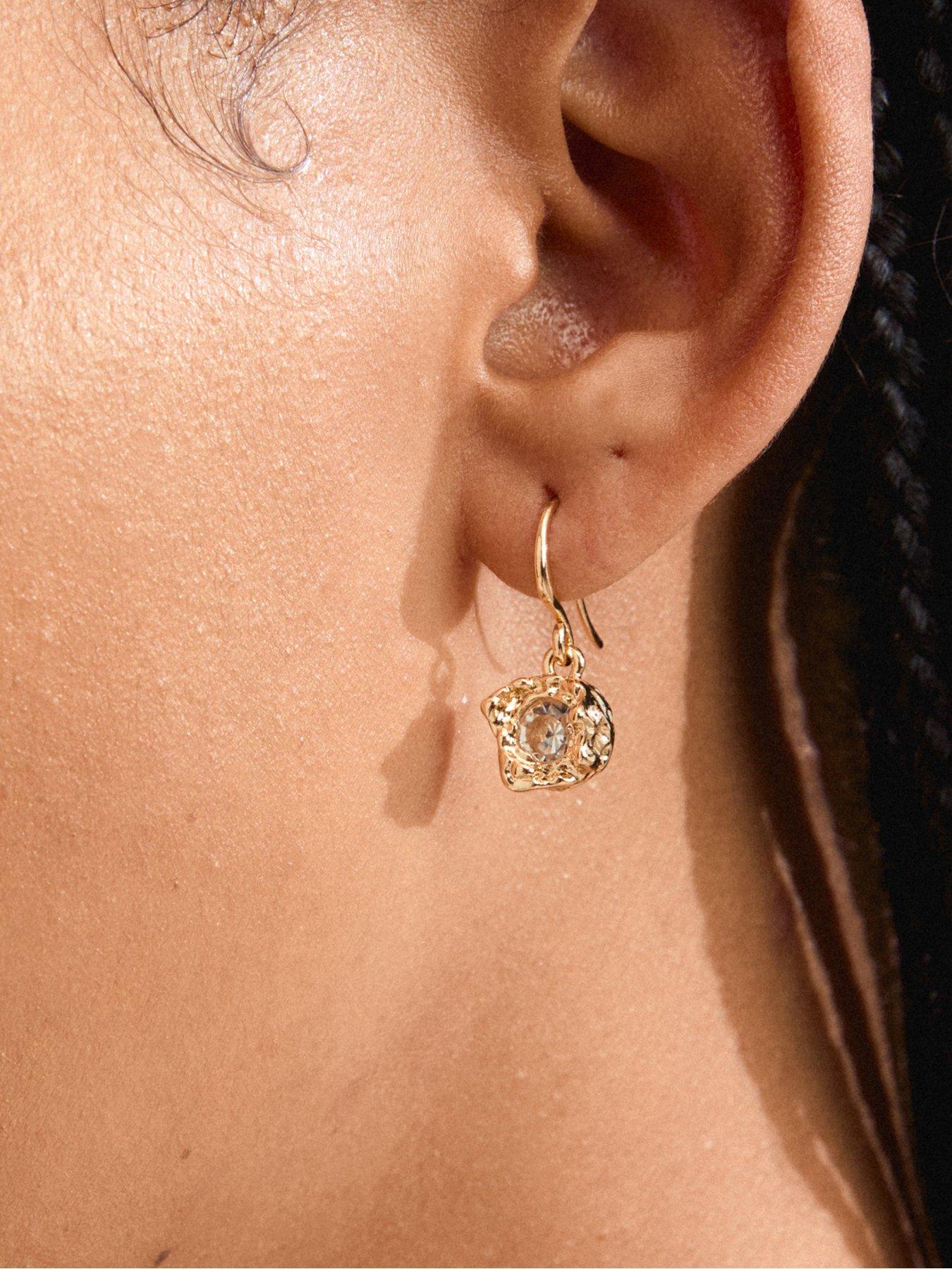 Image 3 of 3 of Pilgrim Callum Earrings -Plated - Gold