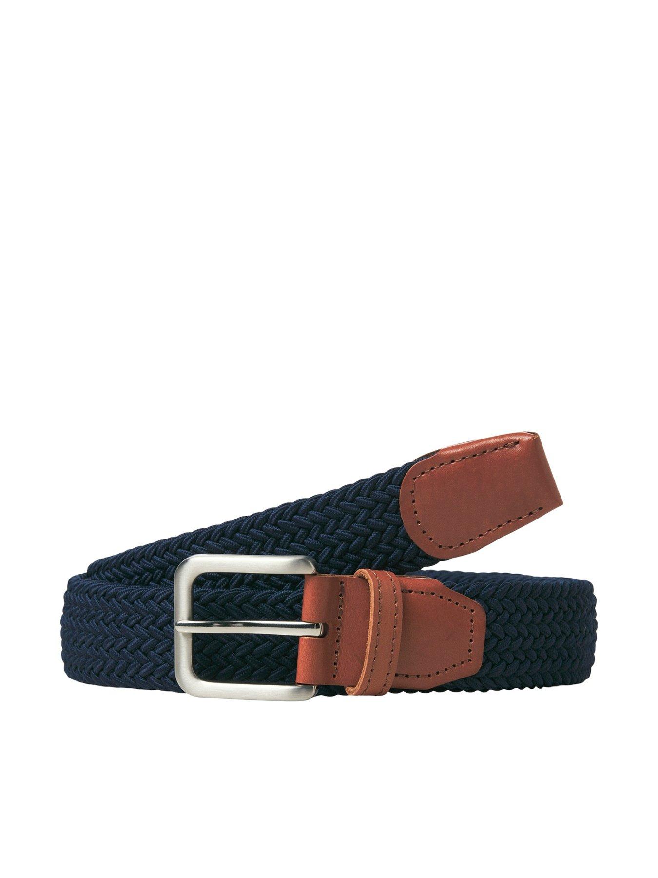 jack-jones-woven-belt-navy