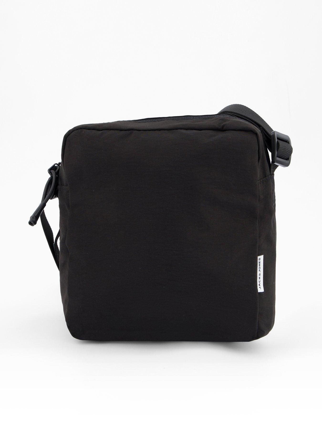 Image 1 of 4 of Jack & Jones Everett Sling Bag - Black