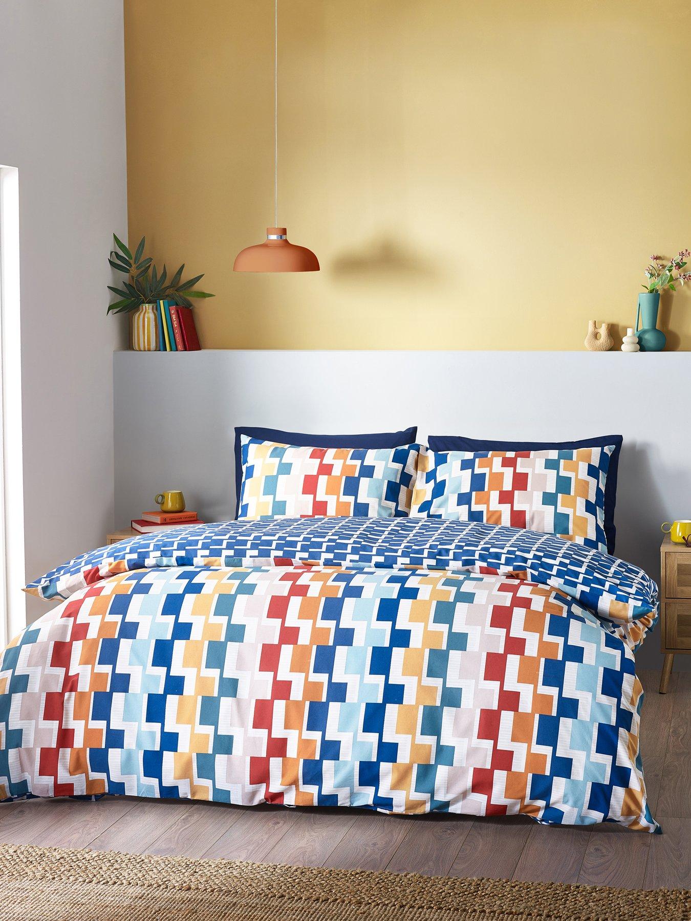 catherine-lansfield-bryson-duvet-cover-set