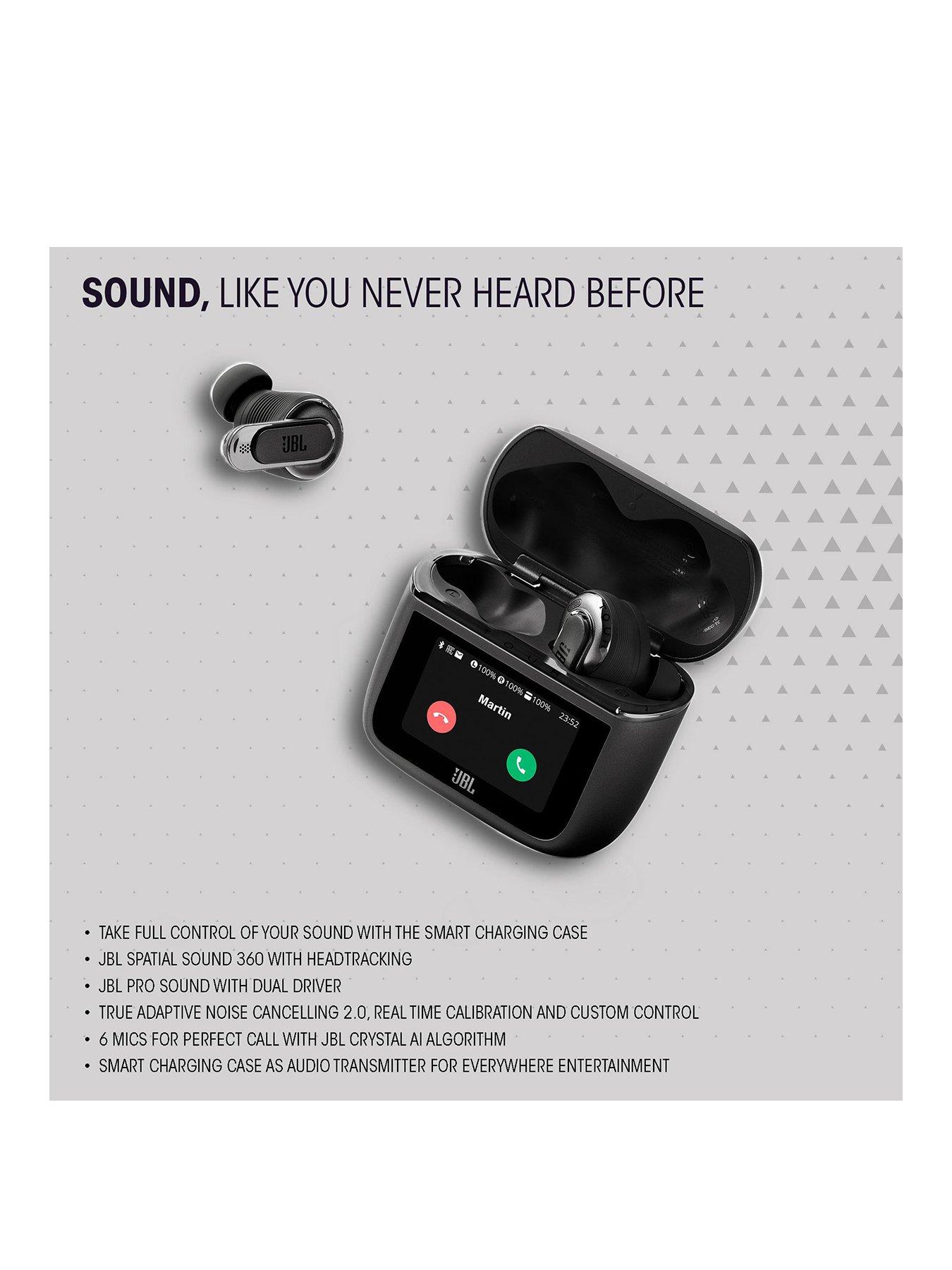 Image 3 of 8 of JBL TOUR PRO 3 TWS, True Adaptive Noise Canceling Earbuds with Wireless Charging - Black