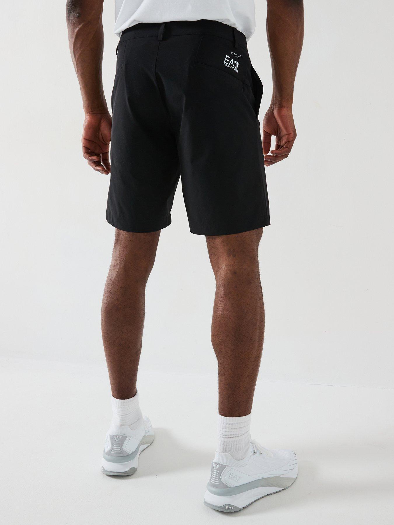 Image 2 of 4 of EA7 Emporio Armani Technical Shorts - Black