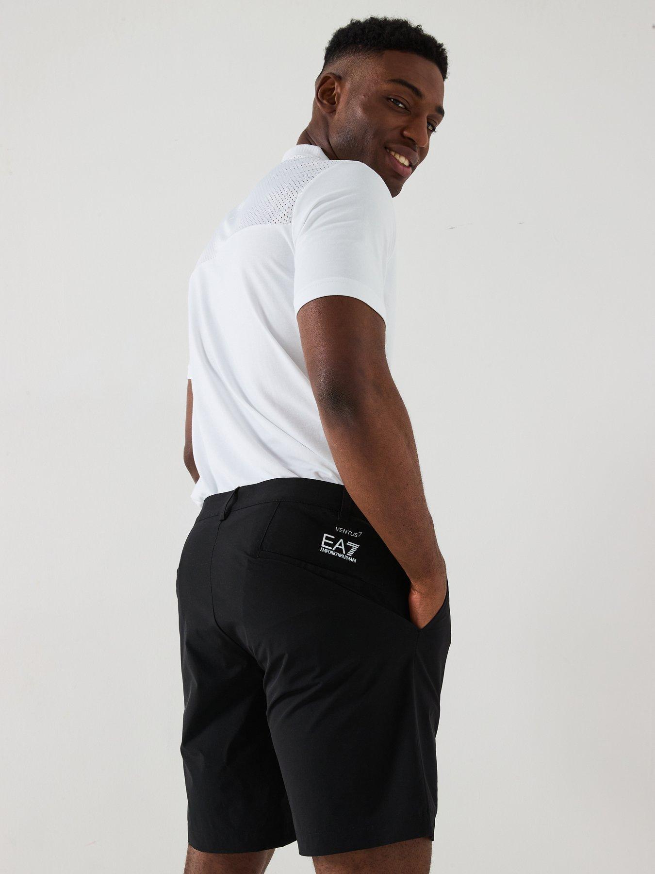 Image 4 of 4 of EA7 Emporio Armani Technical Shorts - Black