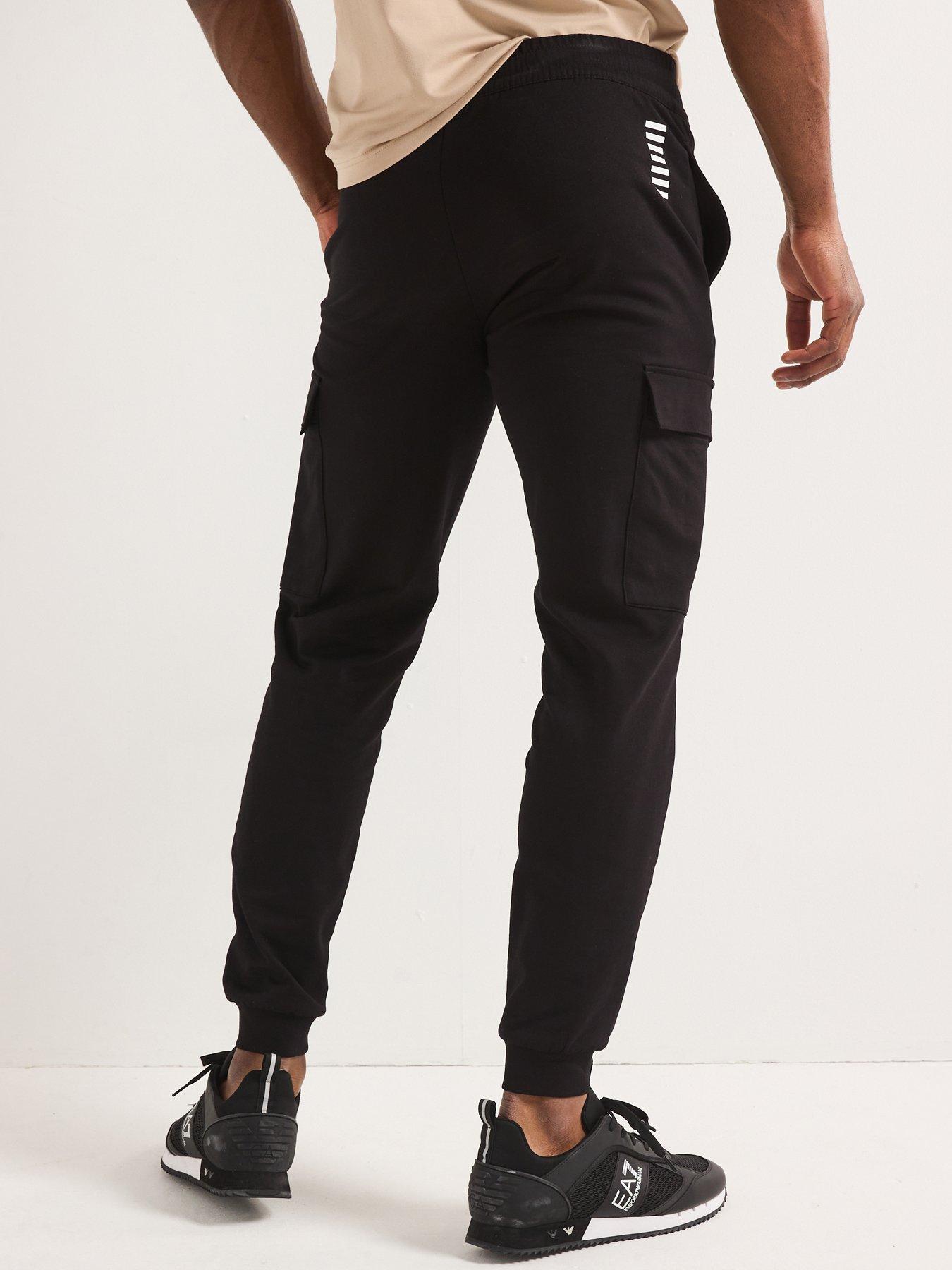 ea7-emporio-armani-core-id-cargo-trousers-blackstillFront