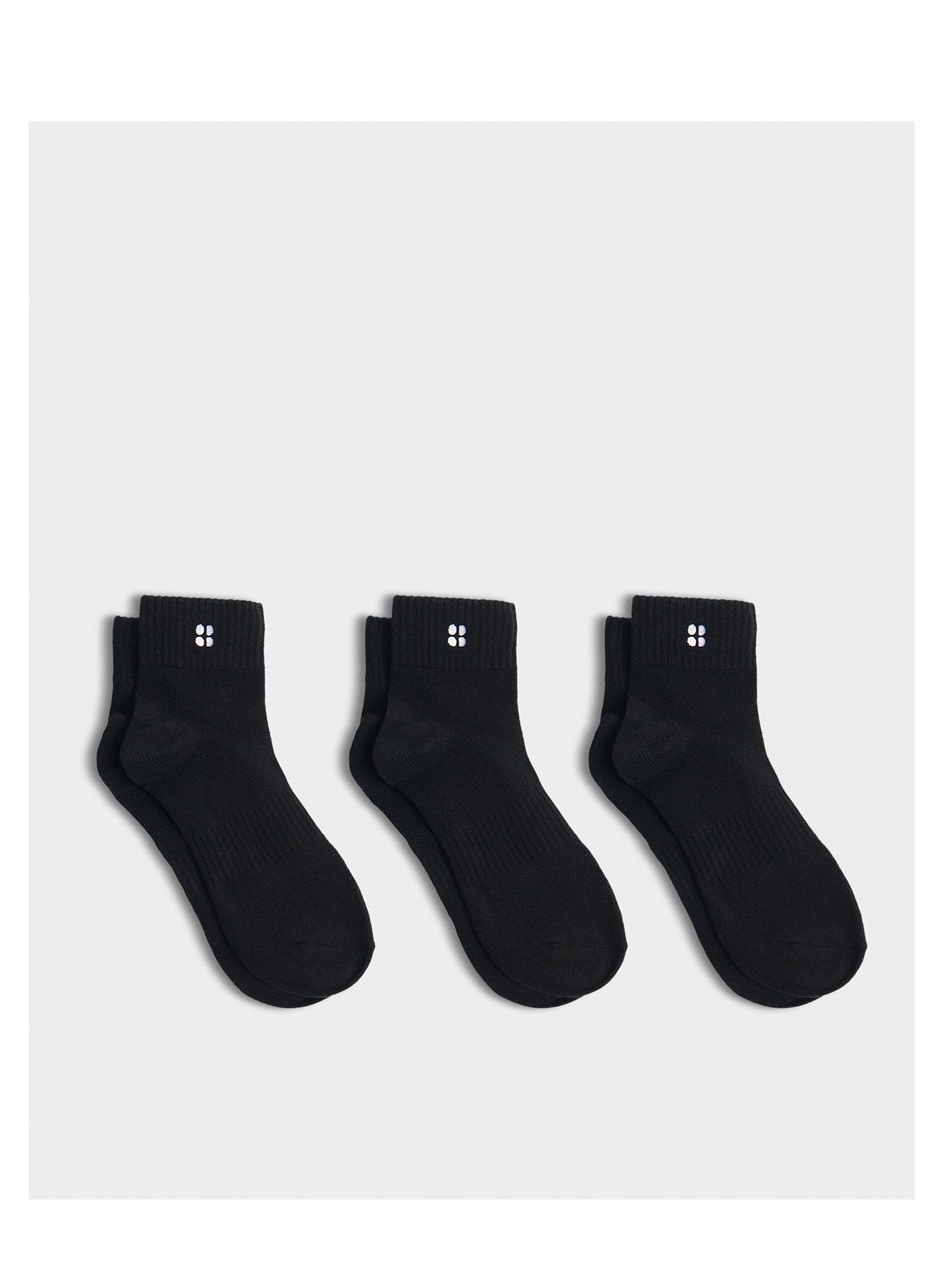 Sweaty Betty Womens Training Essentials Mid 3 Pack - Black