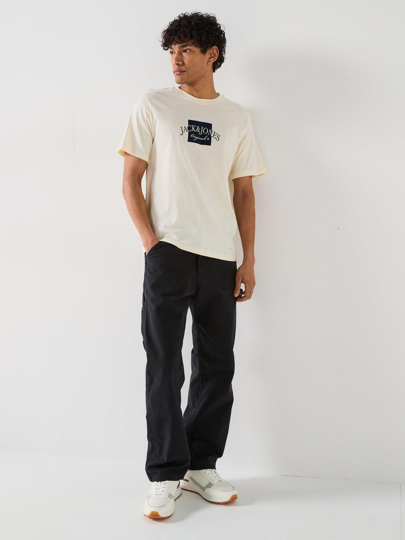 Image 3 of 6 of Jack & Jones Eddie Carpenter Trousers - Black