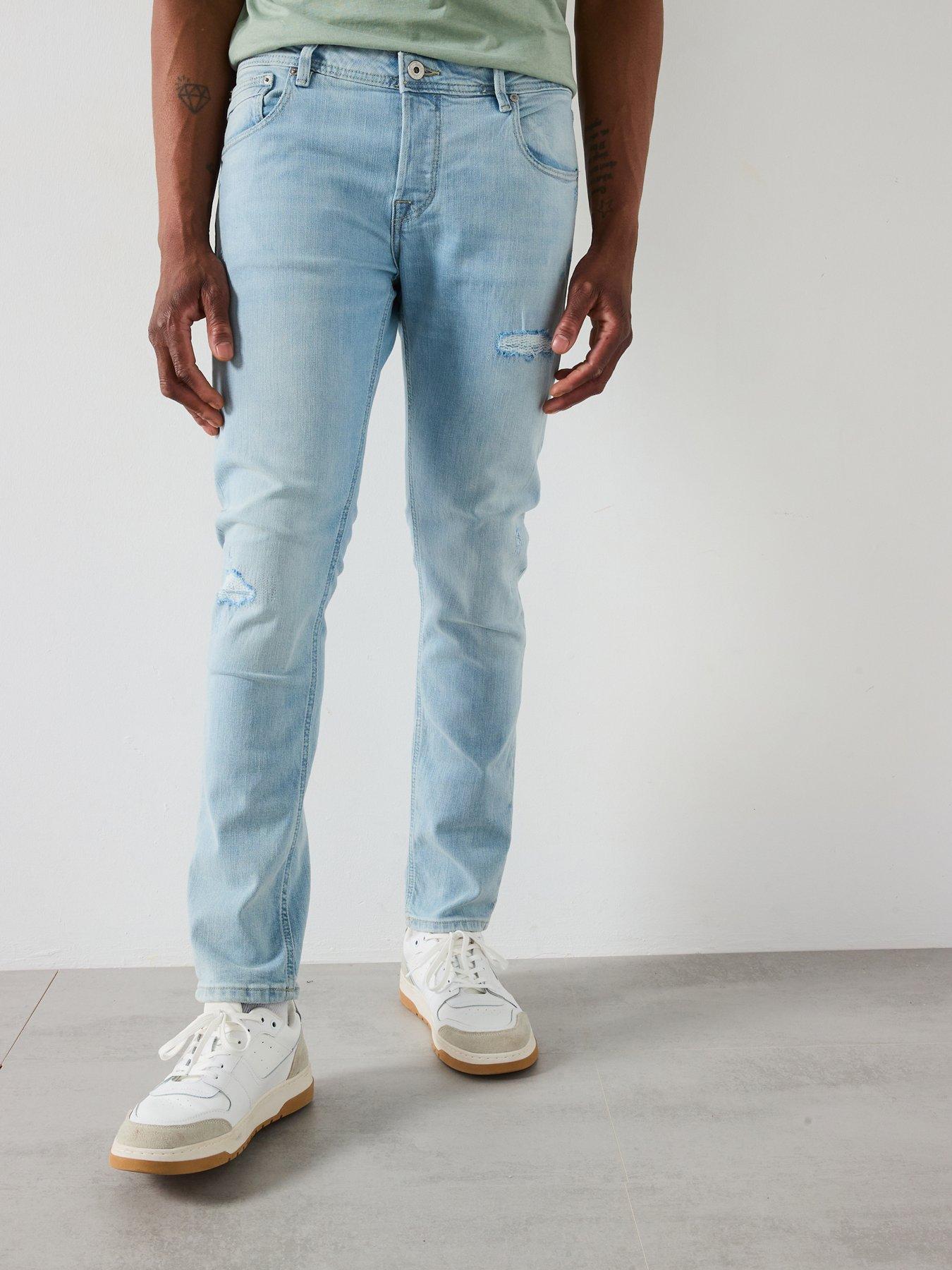 jack-jones-glenn-cole-ripped-slim-fit-jeans-blue-denimfront