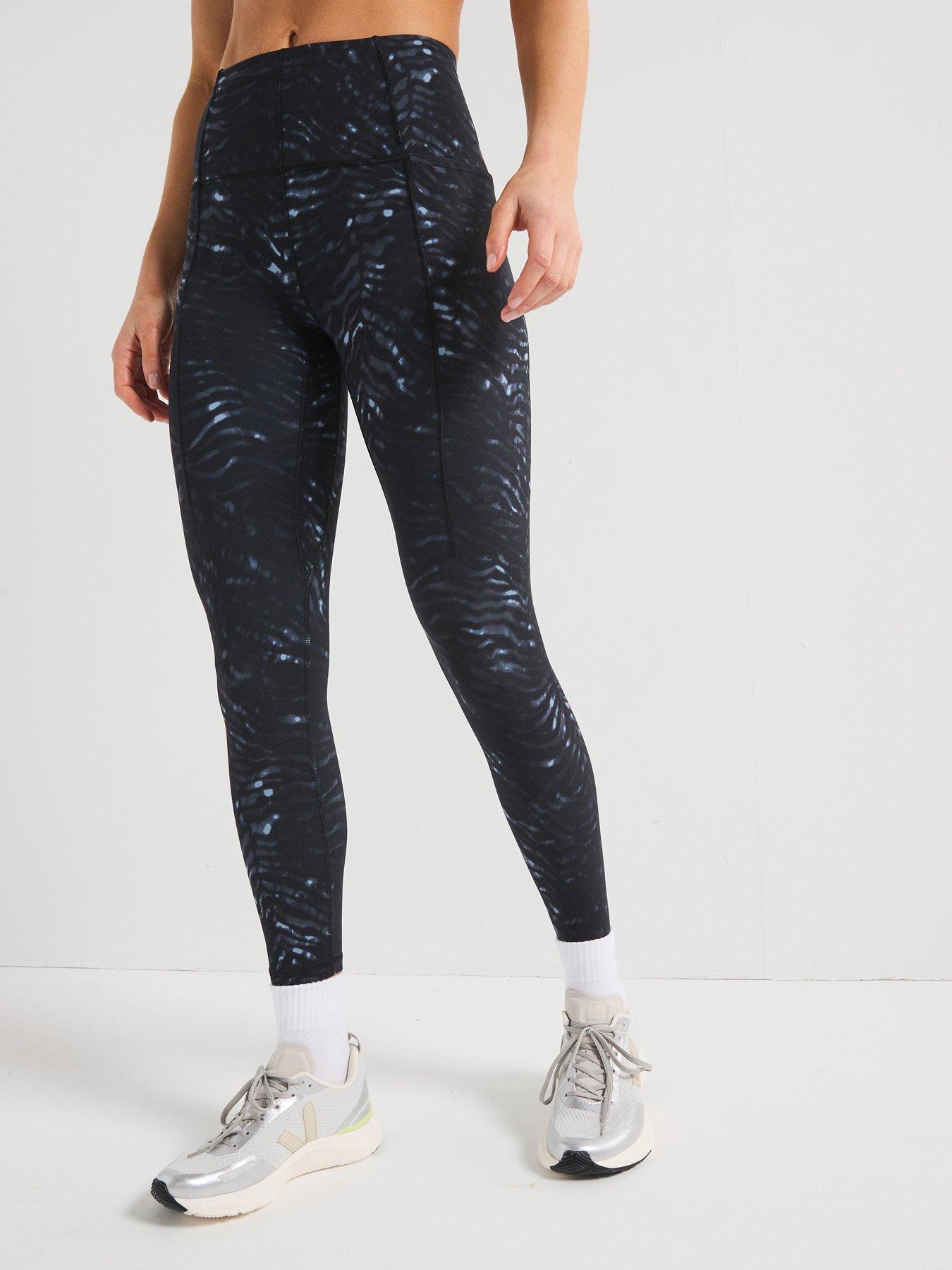 undefined Womens Training Super Soft 7/8 Yoga Leggings - Blue