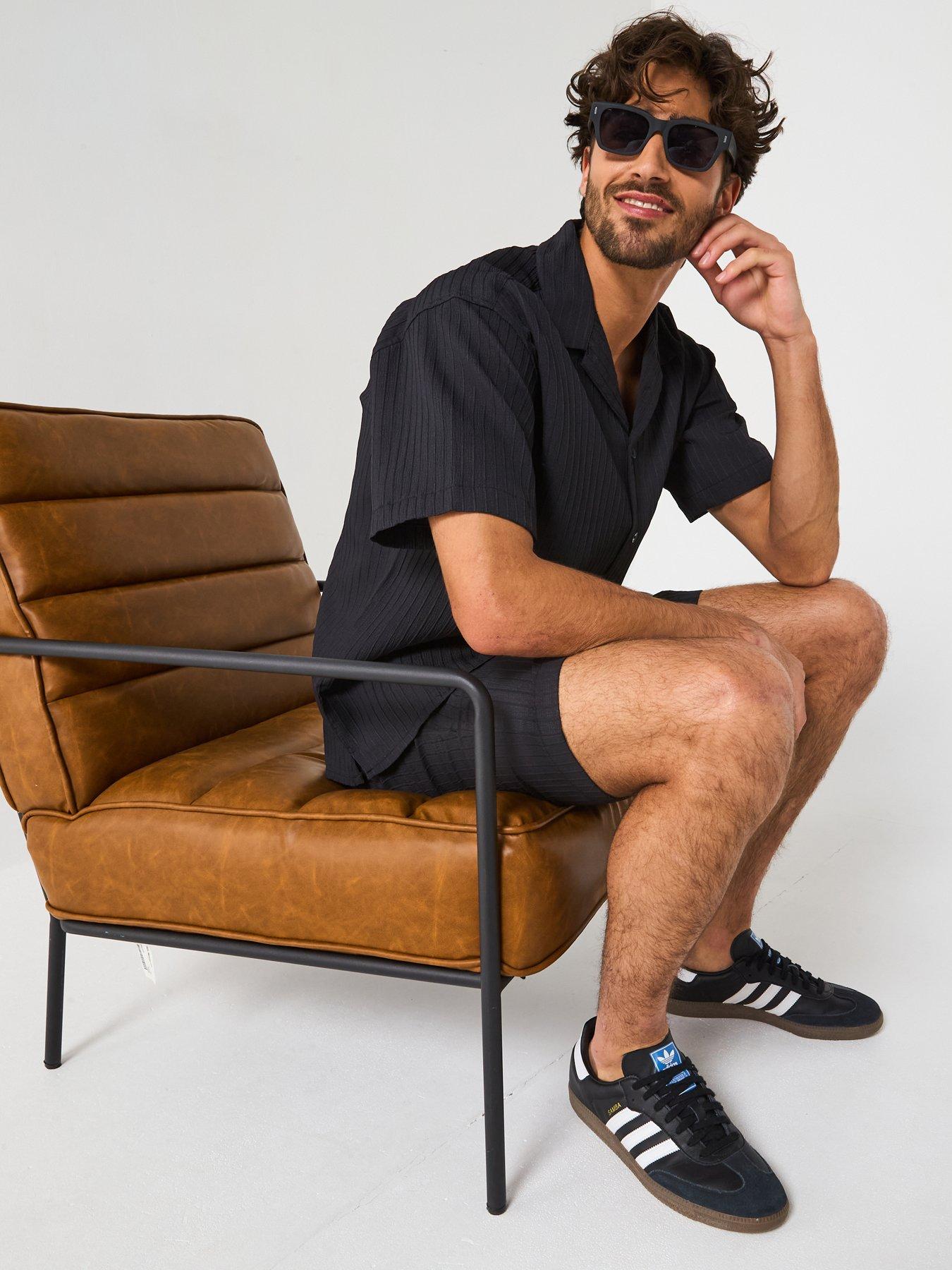 jack-jones-massimo-resort-shirt-and-shorts-set-blackdetail
