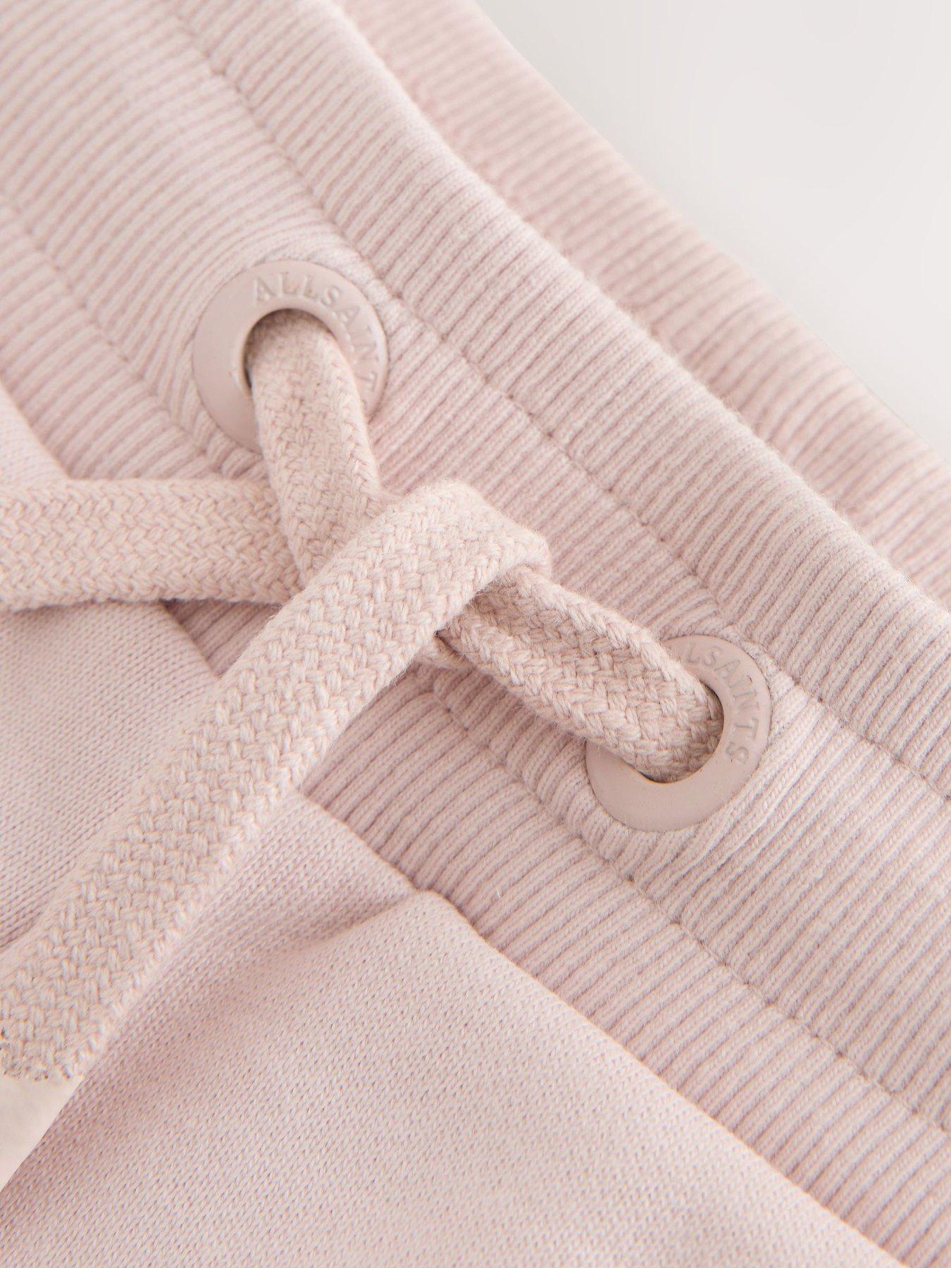 Image 5 of 7 of smALLSAINTS Girls Logo Drawstring Shorts - Light Pink