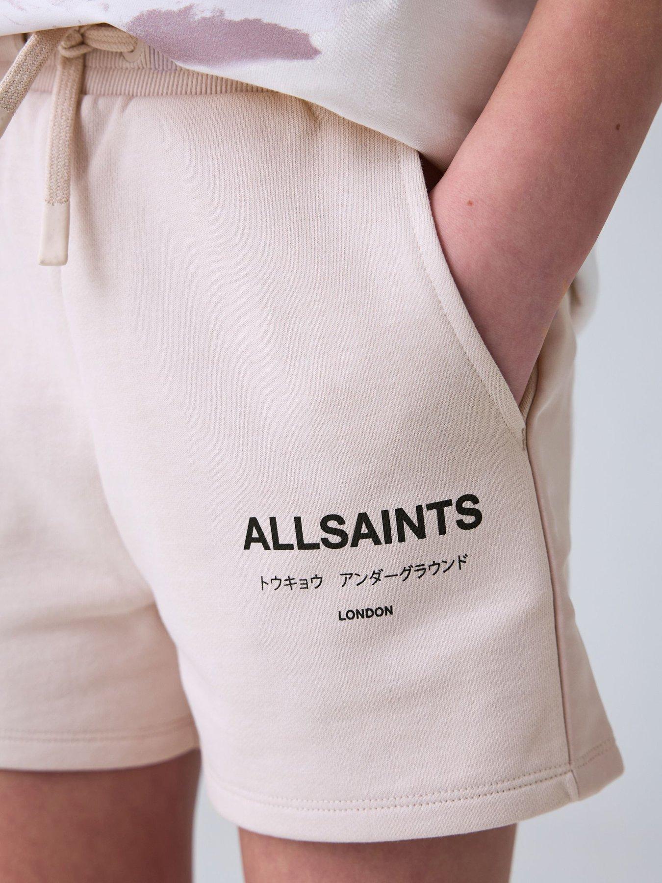 Image 7 of 7 of smALLSAINTS Girls Logo Drawstring Shorts - Light Pink