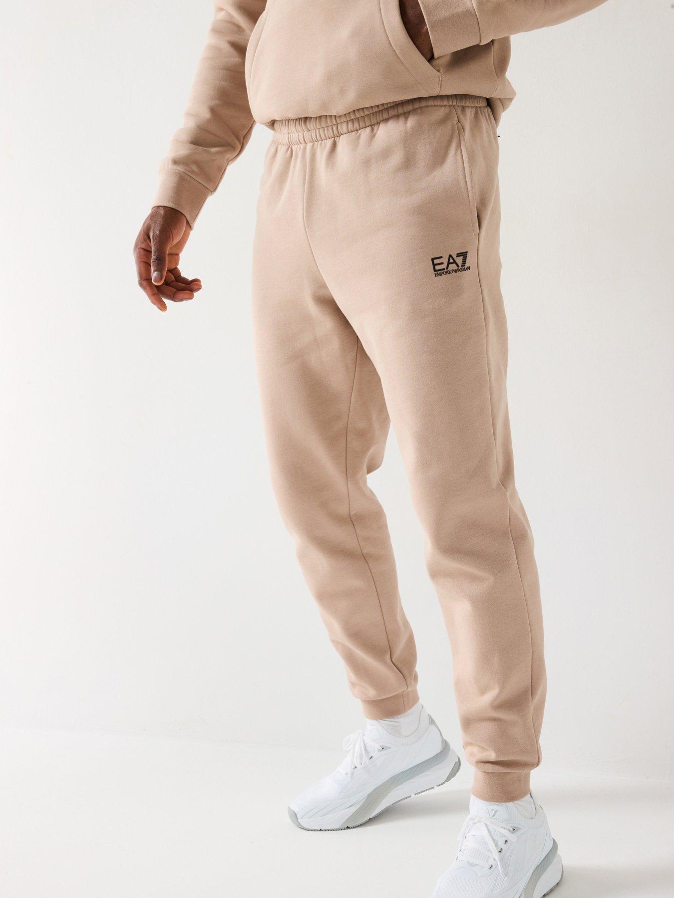 Image 1 of 5 of EA7 Emporio Armani Core ID Joggers - Beige