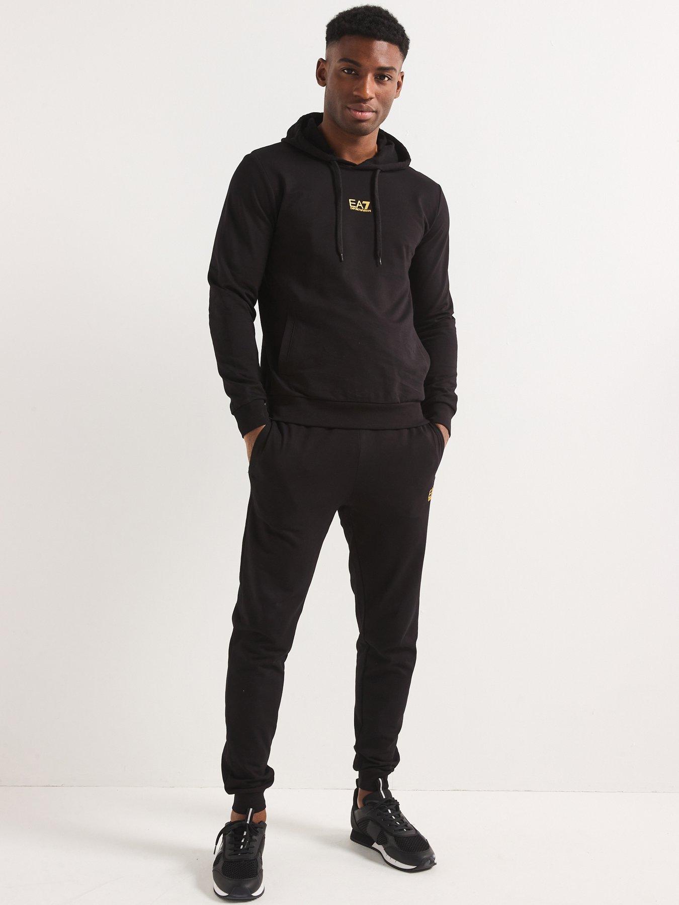 EA7 Emporio Armani Ea7 Emporio Armani Train Core Id Hooded Tracksuit - Black