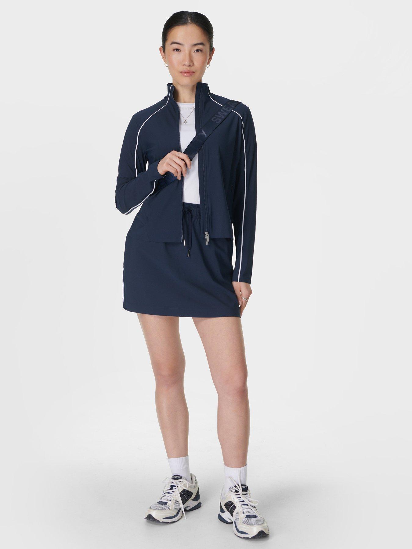 Image 3 of 5 of Sweaty Betty Womens Anytime Explorer Zip Up - Navy