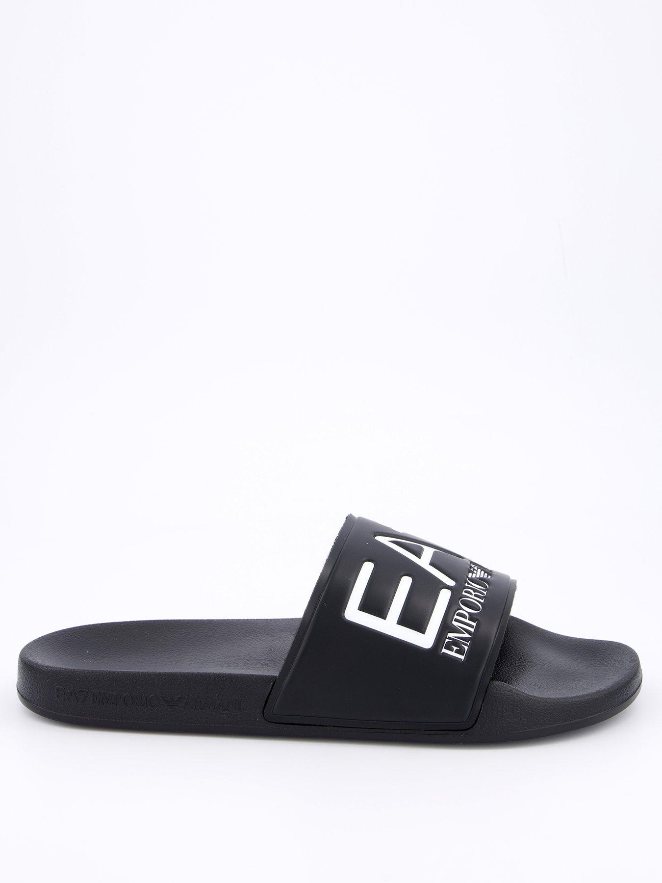 Image 2 of 6 of EA7 Emporio Armani Ea7 Emporio Armani Logo Slider - Black