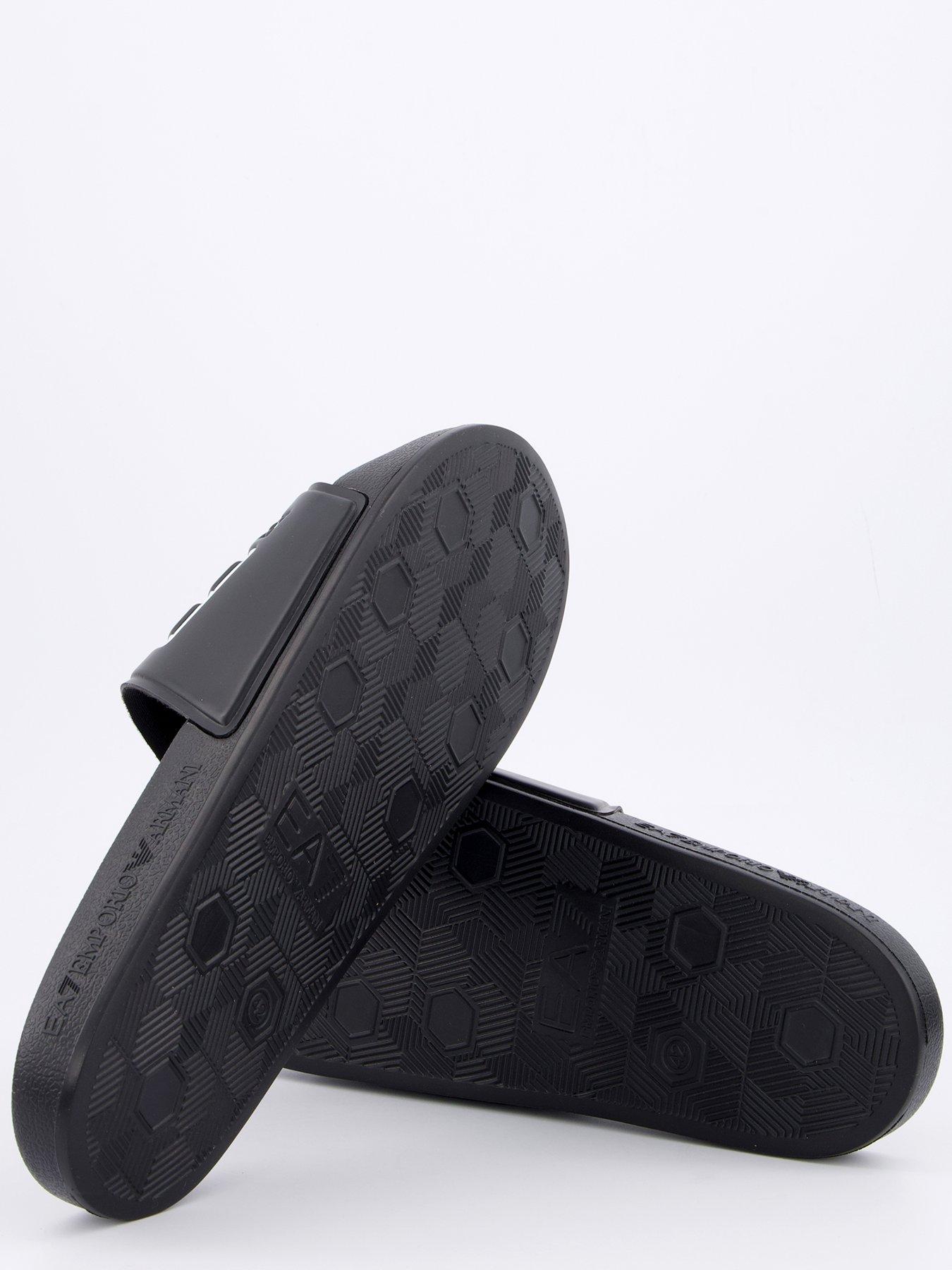 Image 4 of 6 of EA7 Emporio Armani Ea7 Emporio Armani Logo Slider - Black