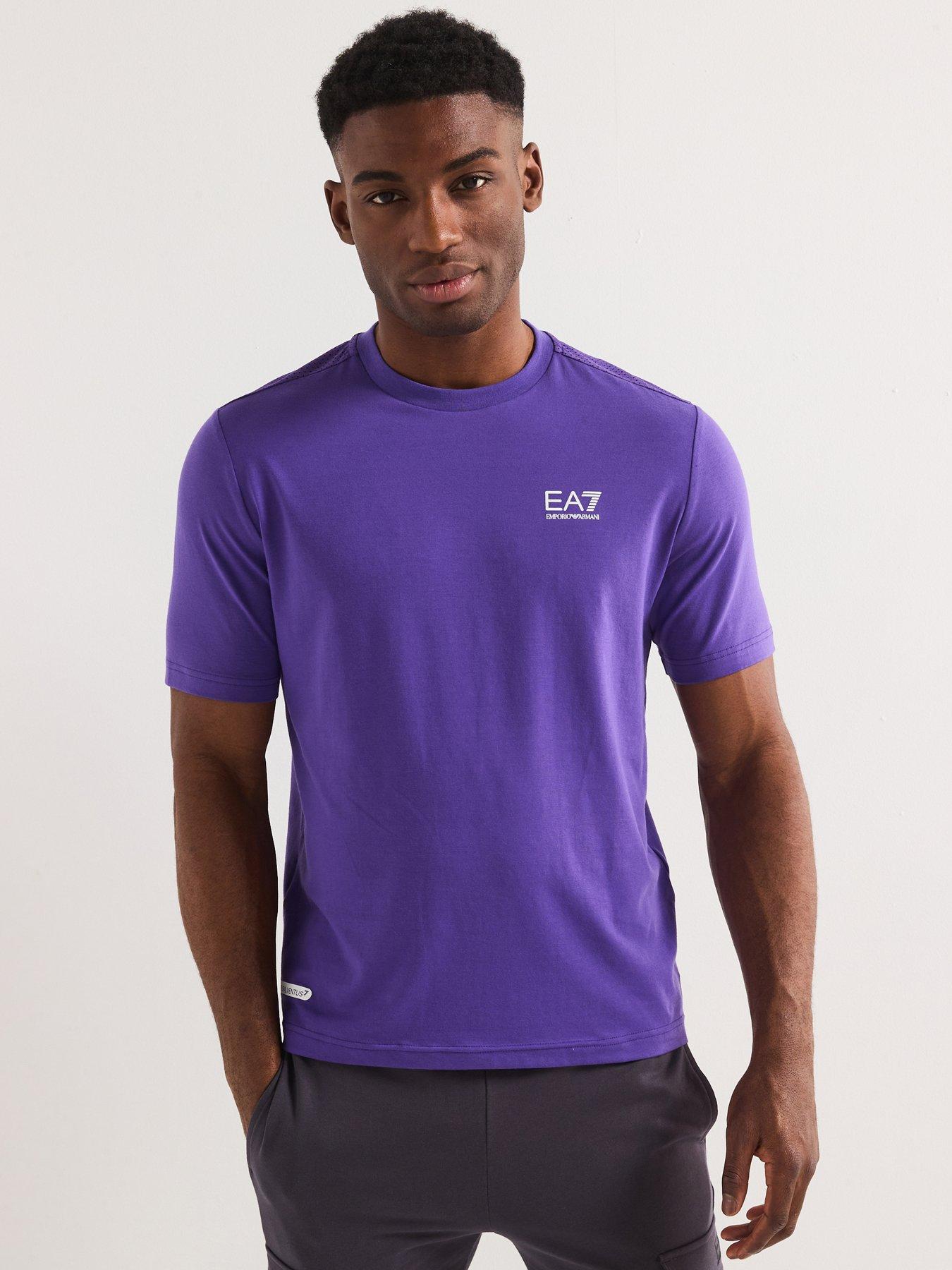 Image 1 of 5 of EA7 Emporio Armani Ventus T-Shirt - Purple