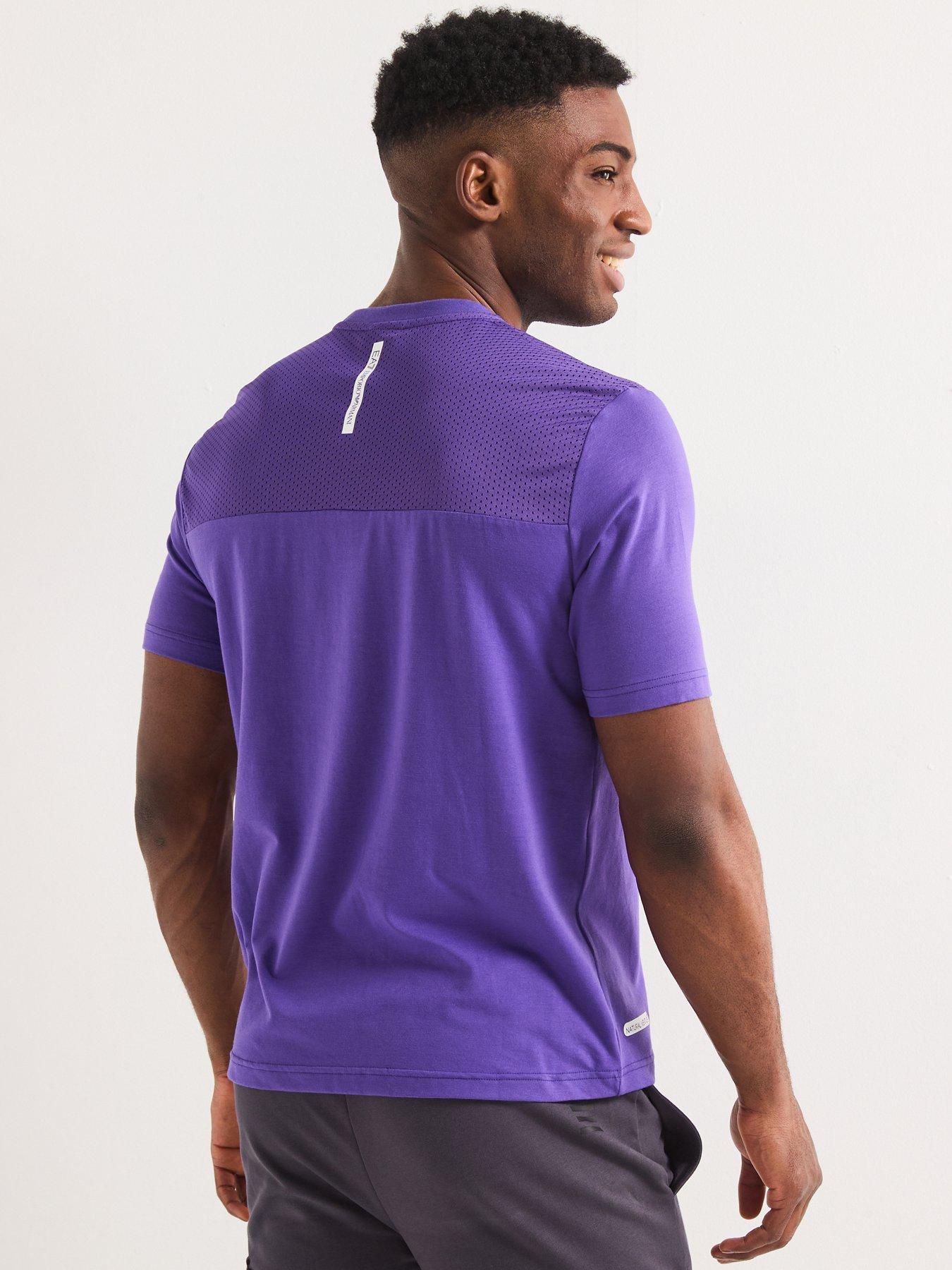 Image 2 of 5 of EA7 Emporio Armani Ventus T-Shirt - Purple