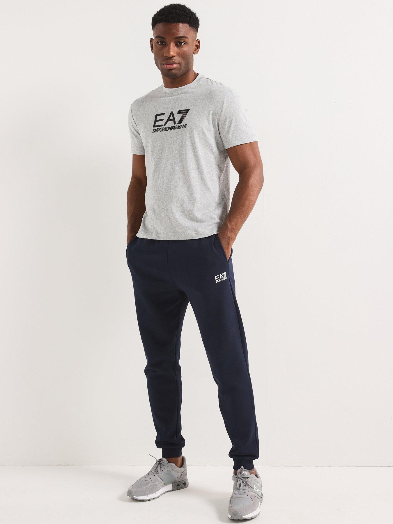 Image 5 of 6 of EA7 Emporio Armani Train Visibility Crew Neck T-Shirt - Light Grey
