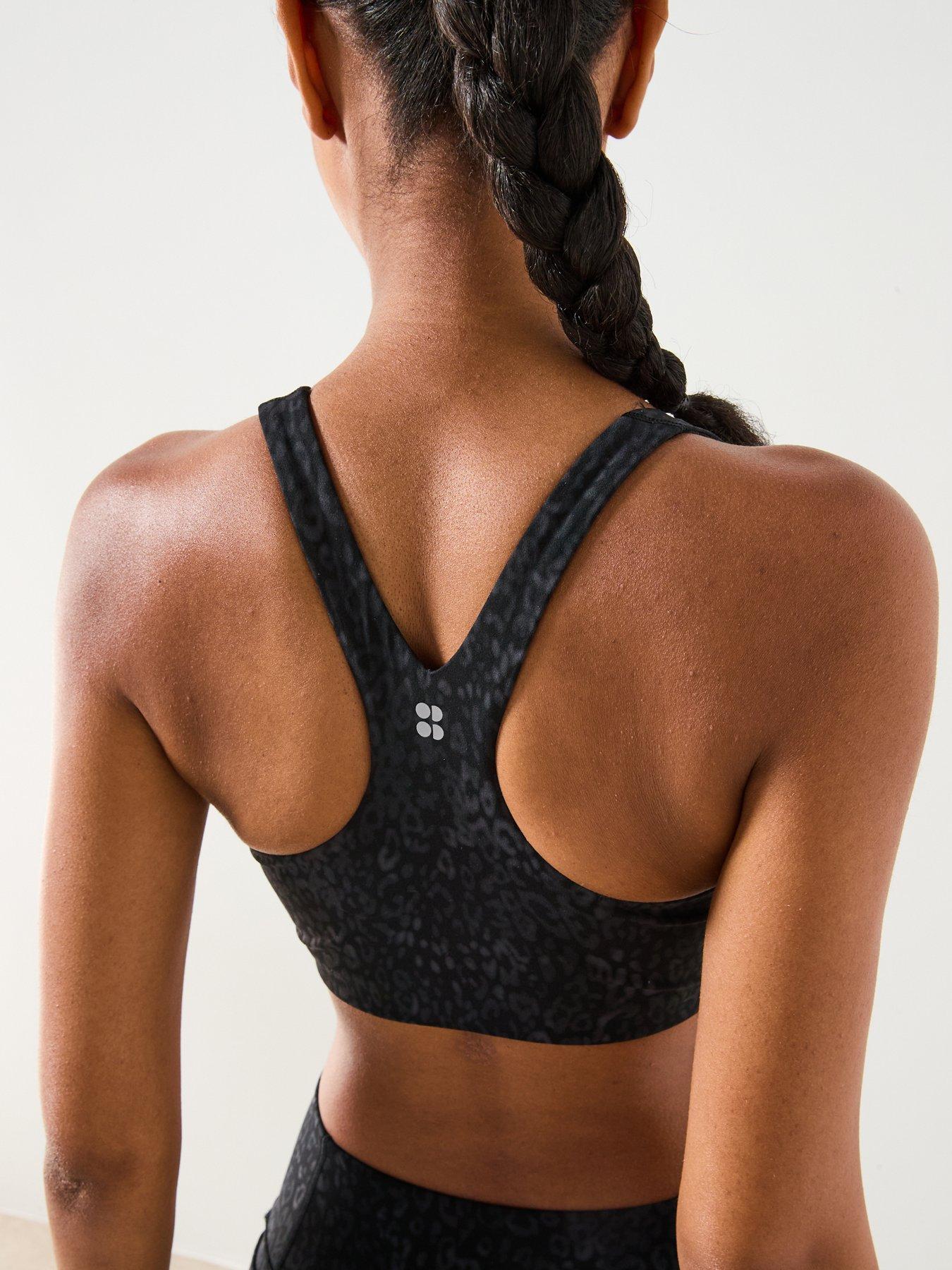 Image 2 of 5 of Sweaty Betty Womens Training Ultimate Yoga Racerback Bra - Black