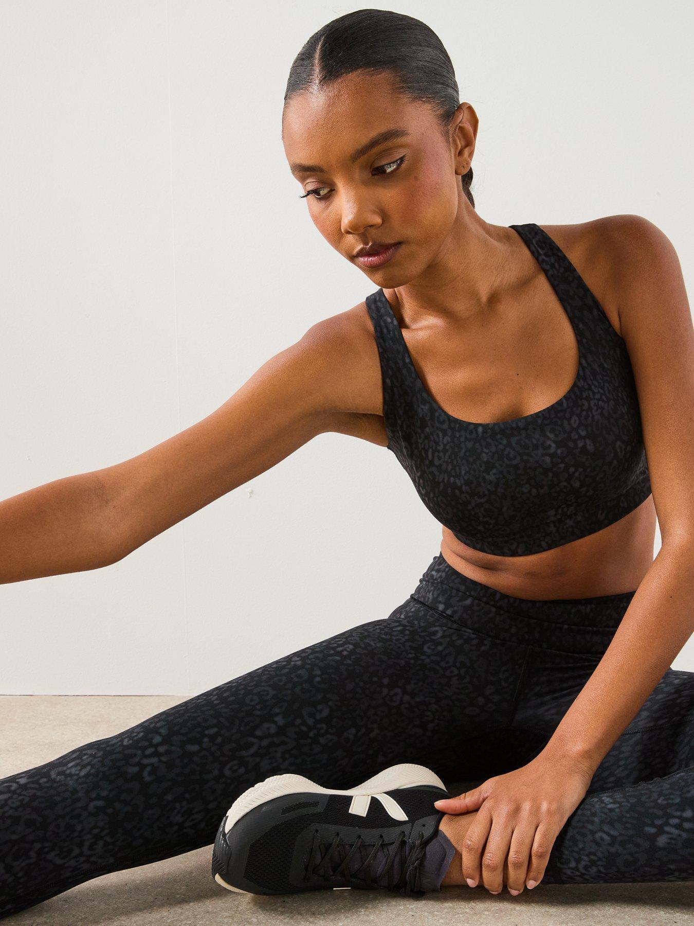 Image 4 of 5 of Sweaty Betty Womens Training Ultimate Yoga Racerback Bra - Black