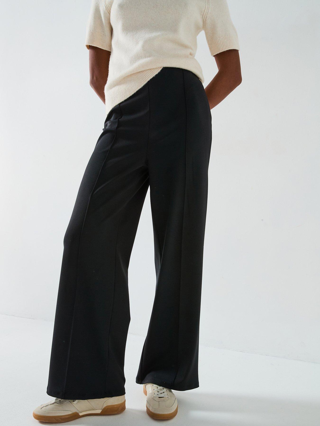 v-by-very-wide-leg-pintuck-trousers-co-ord-black