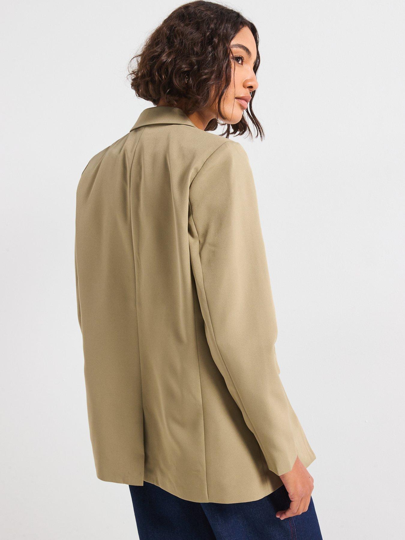 Image 2 of 6 of PIECES Oversized Blazer - Green