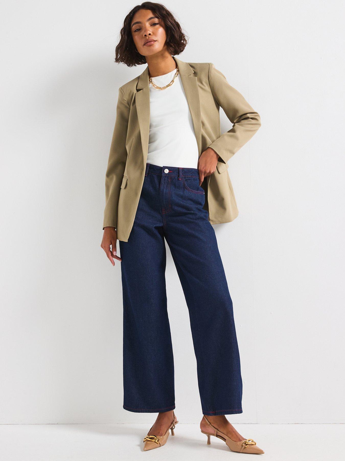 Image 5 of 6 of PIECES Oversized Blazer - Green