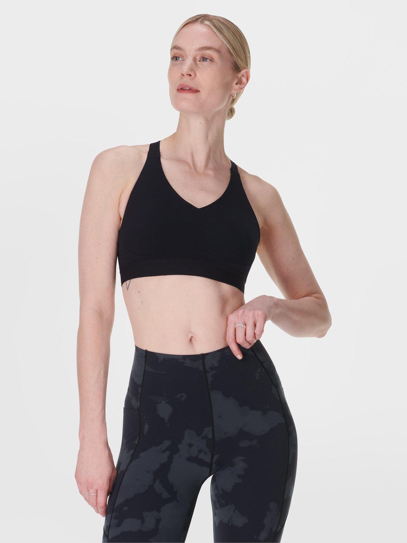 Image of Sweaty Betty Womens Training Power Pulse Bra - Black