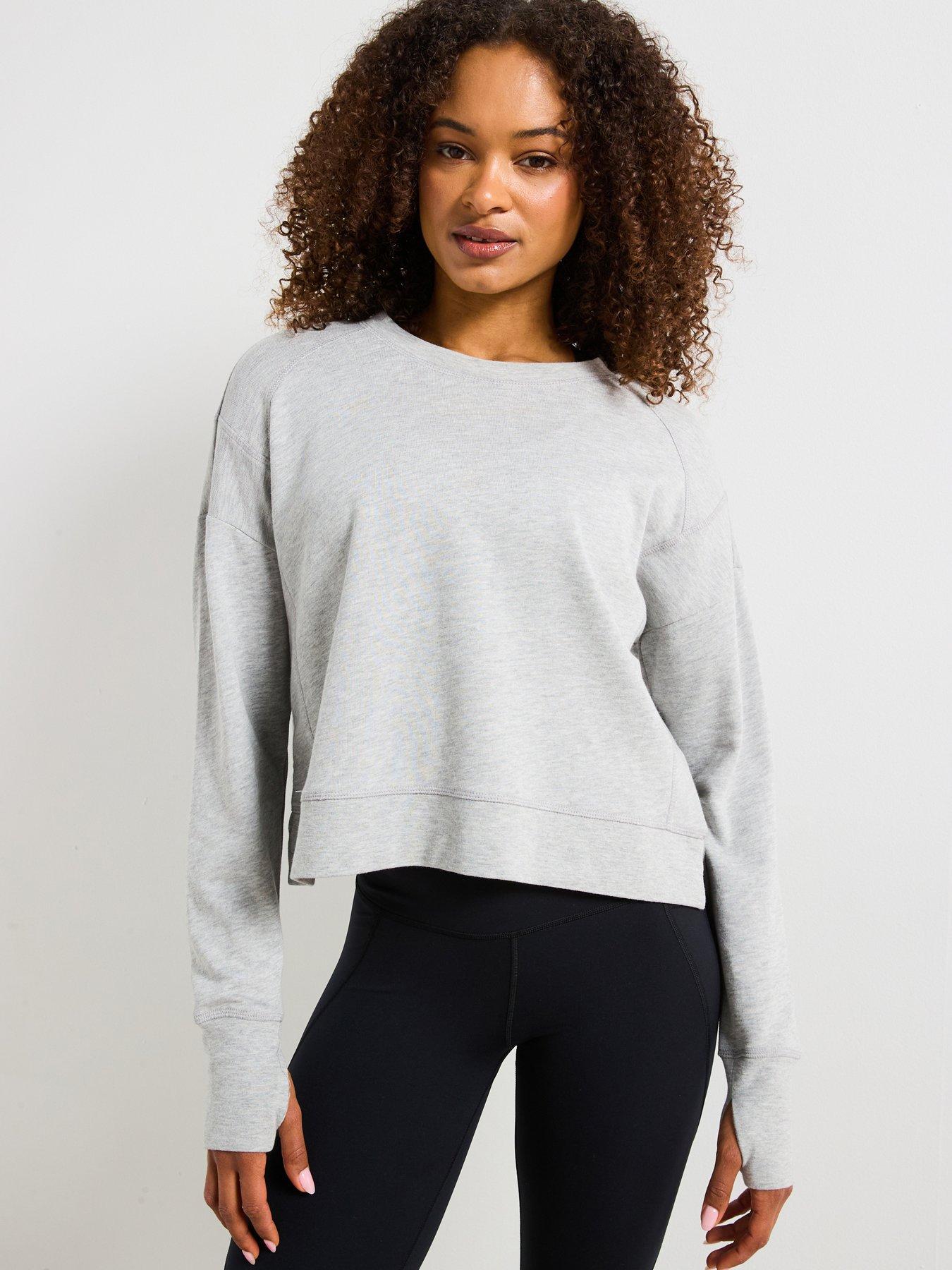 Sweaty Betty Womens Training After Class Sweatshirt - Grey
