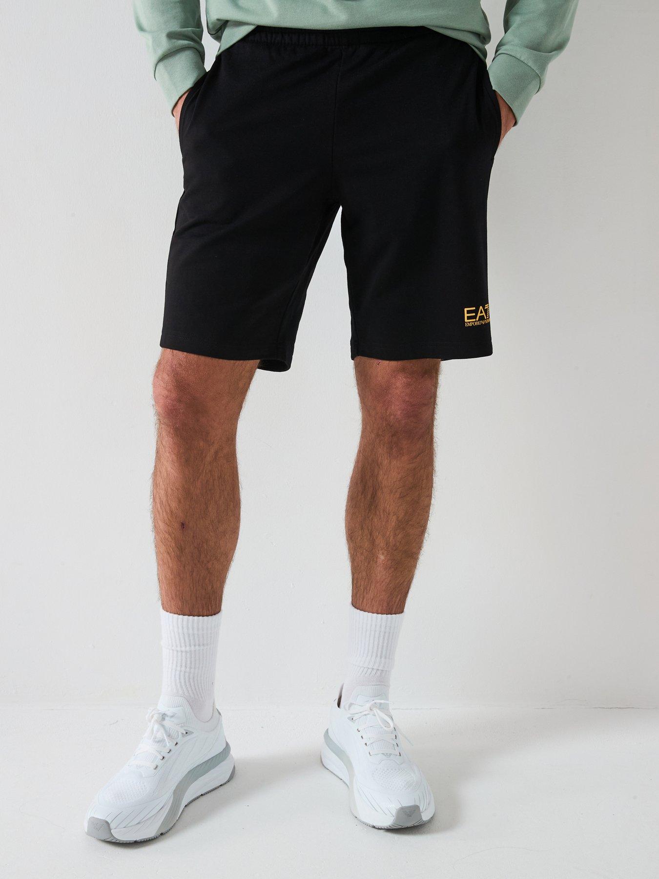 undefined Ea7 Emporio Armani Train Core Id Slim Fit Shorts - Black