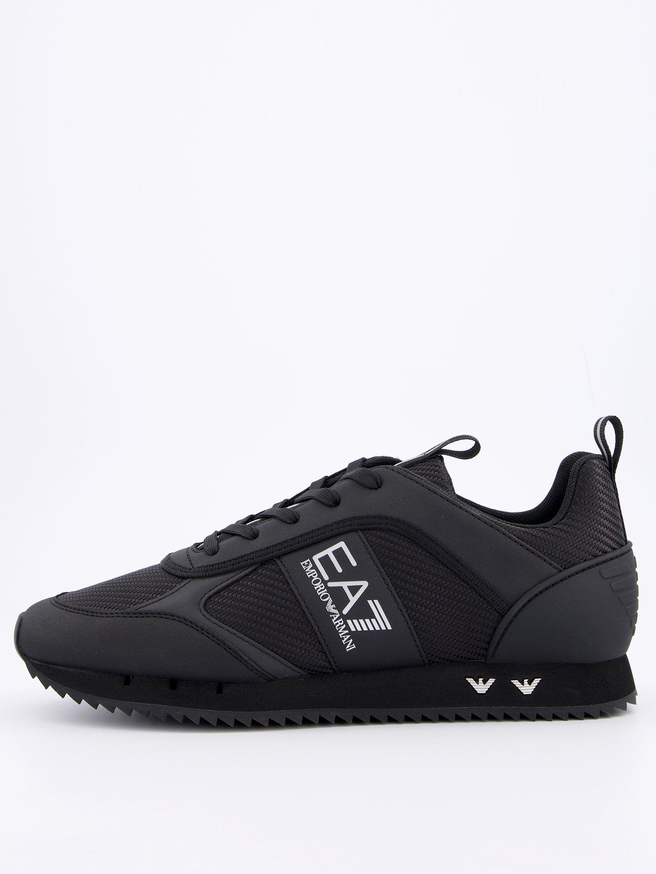 Image 1 of 7 of EA7 Emporio Armani Logo Trainers - Black