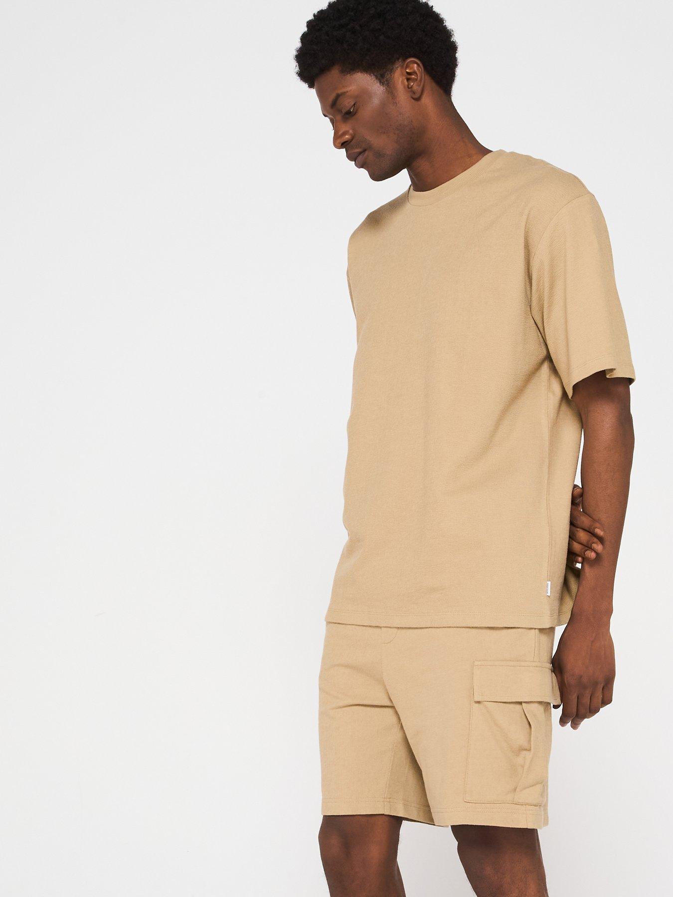 undefined Osmos T-Shirt Cargo Shorts Set - Coriander