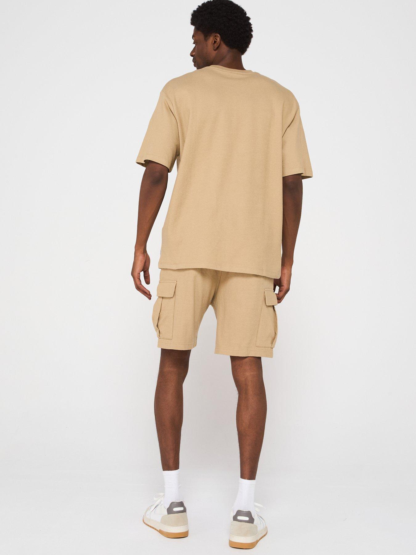 jack-jones-osmos-t-shirt-cargo-shorts-set-corianderstillFront